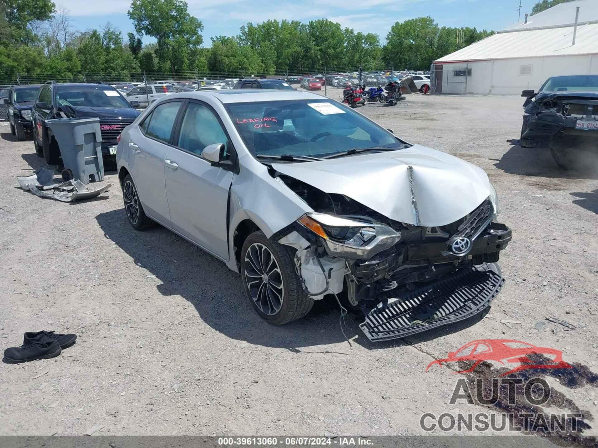 TOYOTA COROLLA 2016 - 5YFBURHE5GP515075