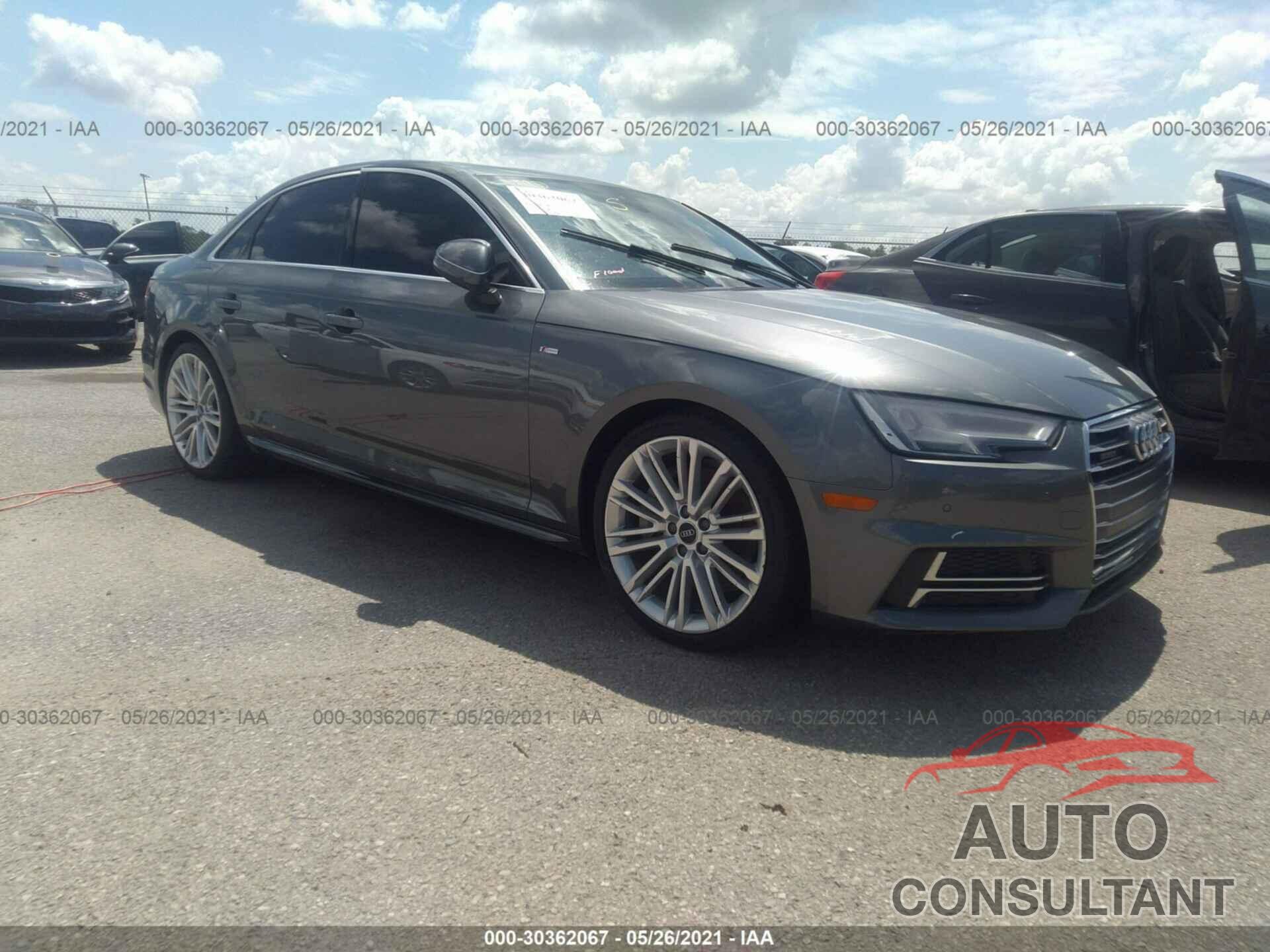 AUDI A4 2017 - WAUENAF45HN022403