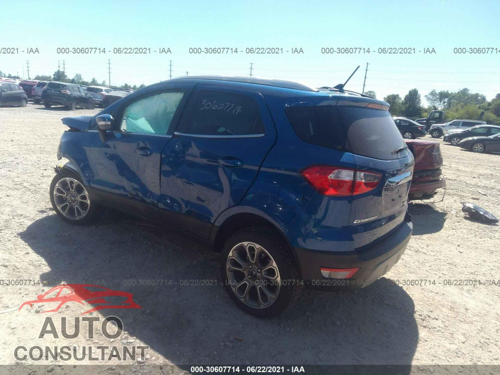 FORD ECOSPORT 2020 - MAJ6S3KL4LC315048