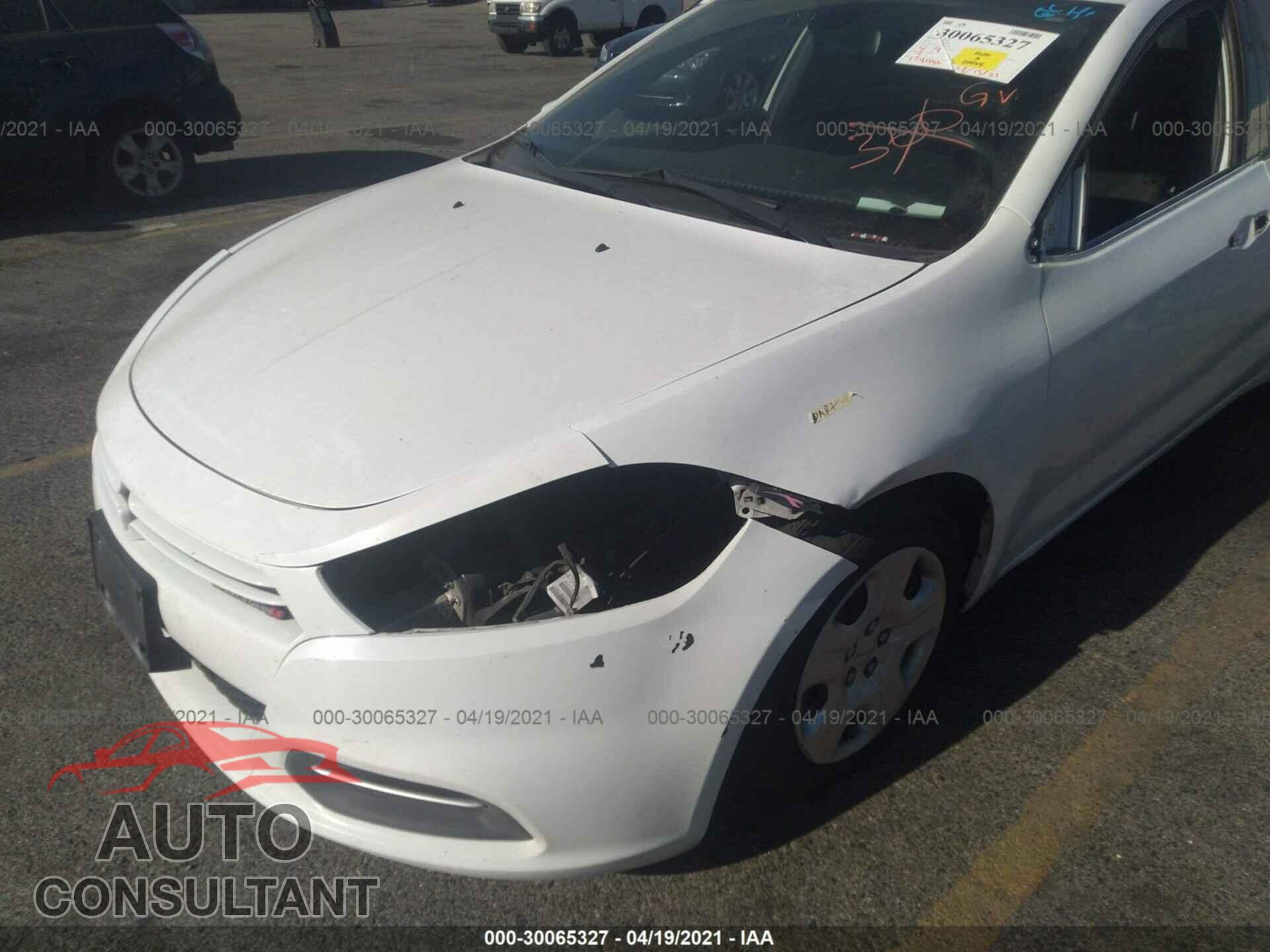 DODGE DART 2016 - 1C3CDFAA5GD739349