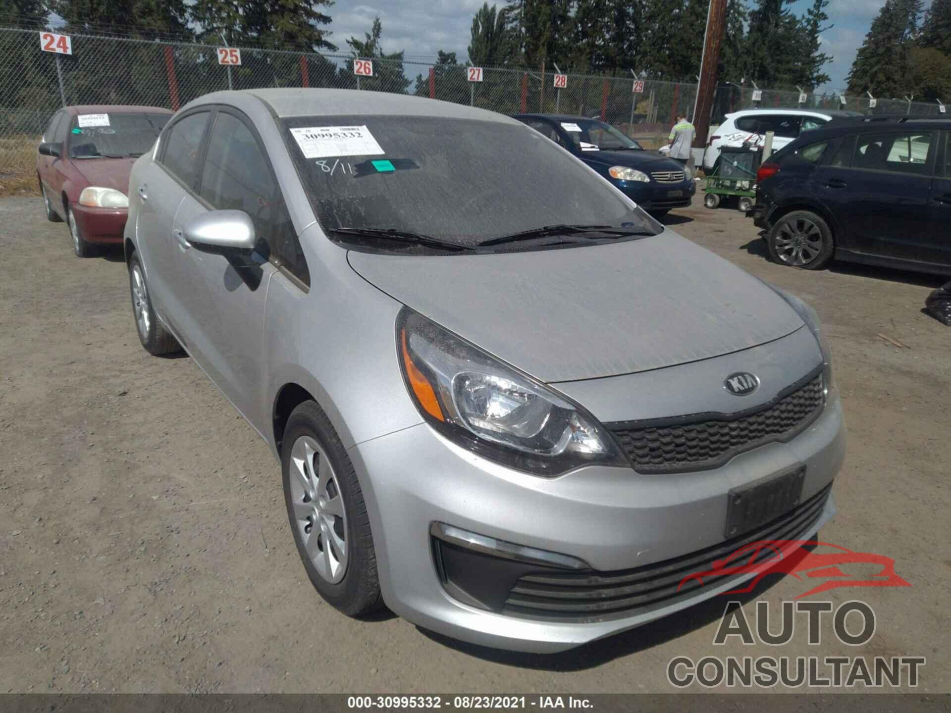 KIA RIO 2016 - KNADM4A31G6669680