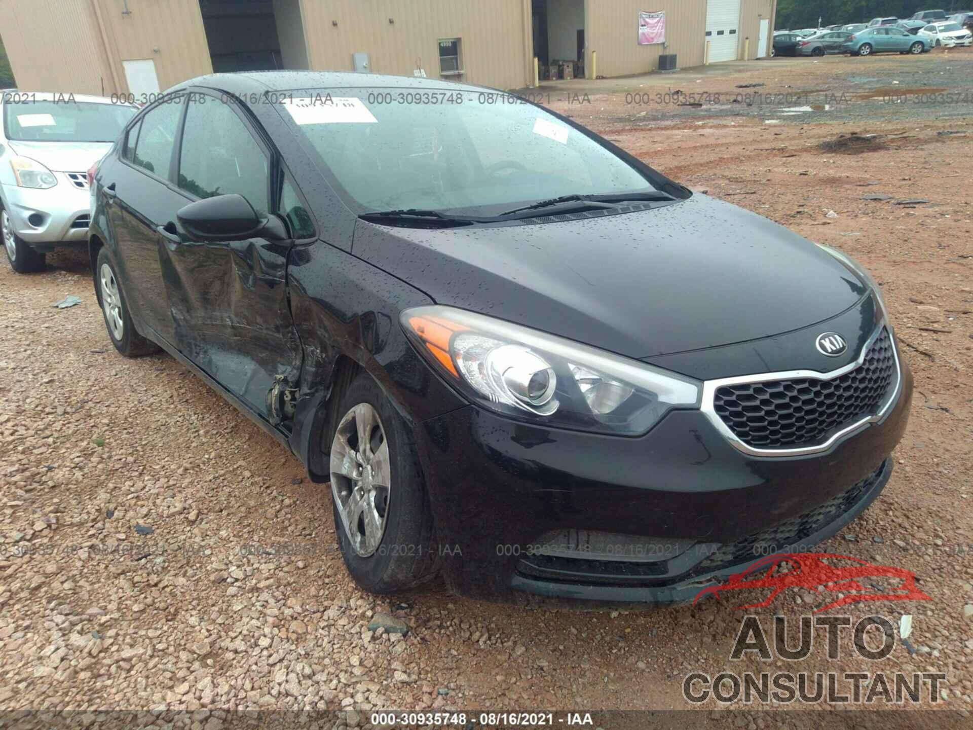 KIA FORTE 2016 - KNAFK4A62G5466134