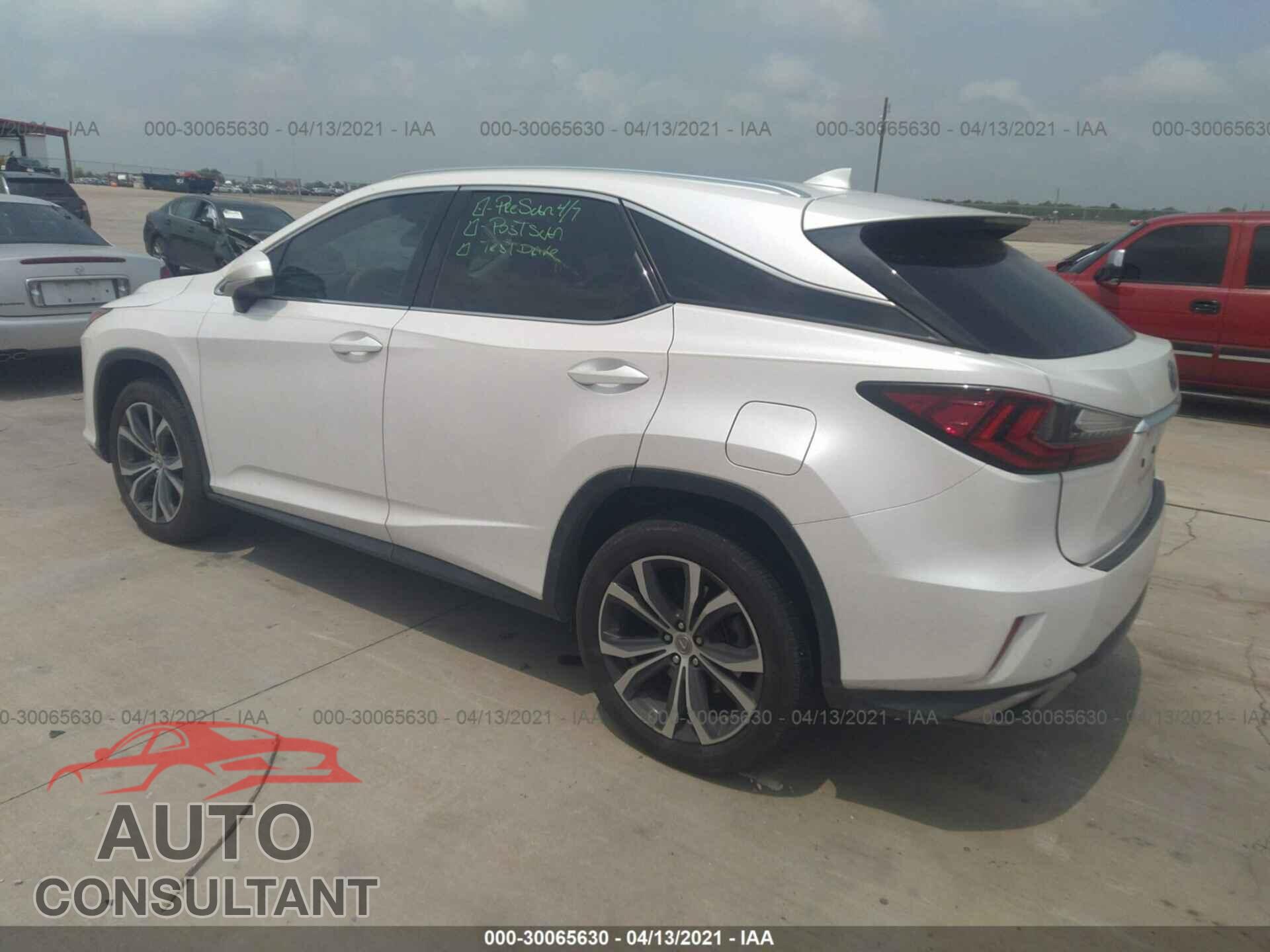 LEXUS RX 2017 - 2T2ZZMCA8HC043782