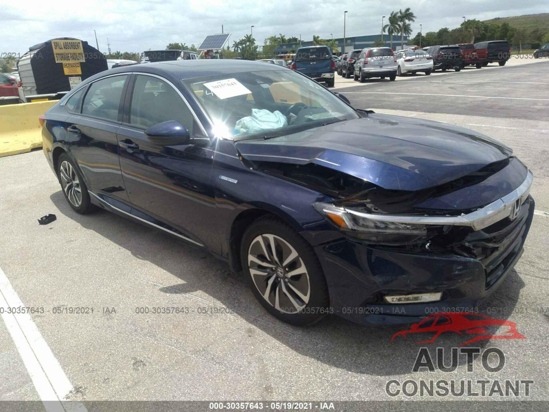 HONDA ACCORD HYBRID 2019 - 1HGCV3F54KA014582