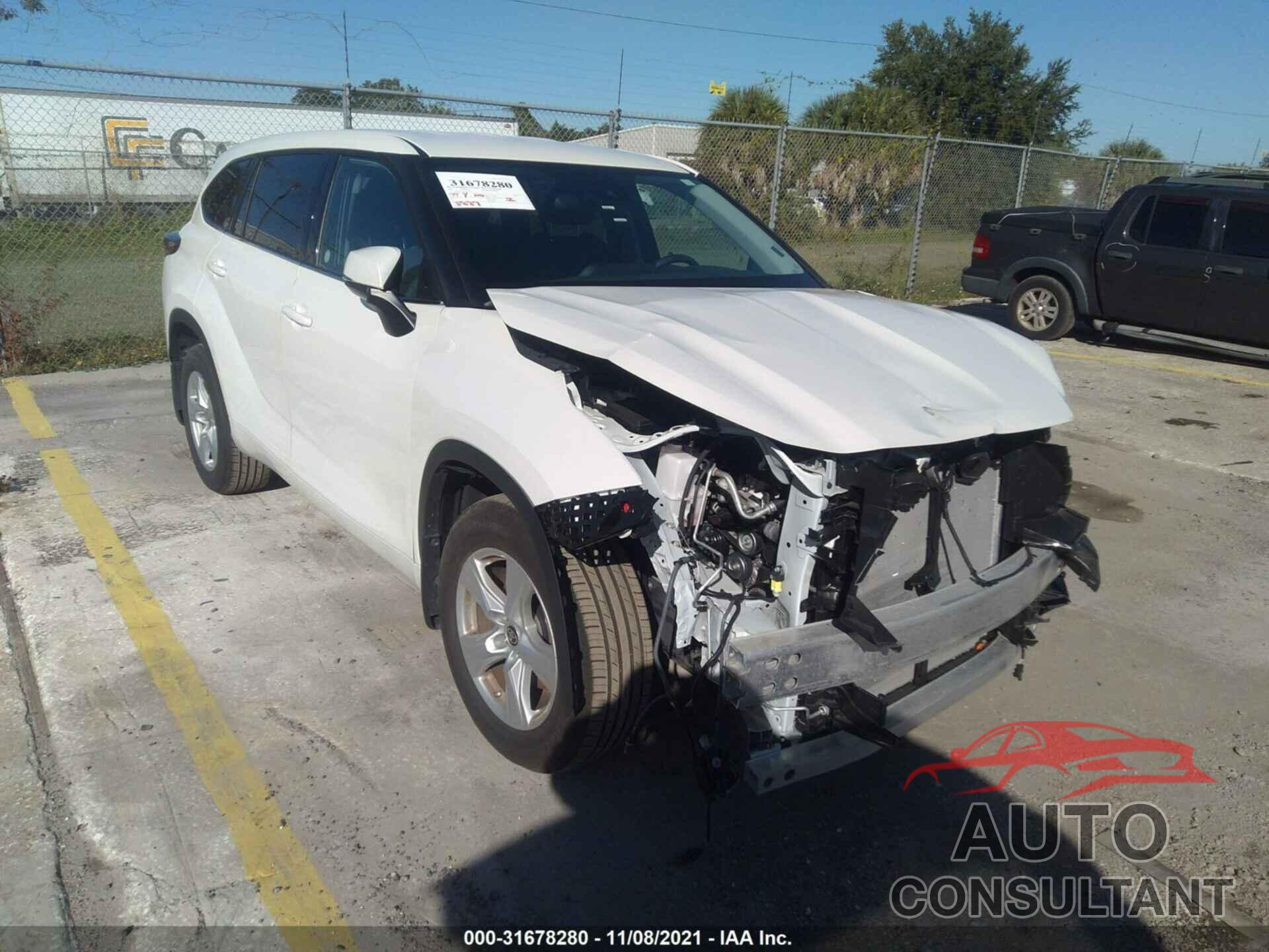 TOYOTA HIGHLANDER 2021 - 5TDBZRBH1MS118213