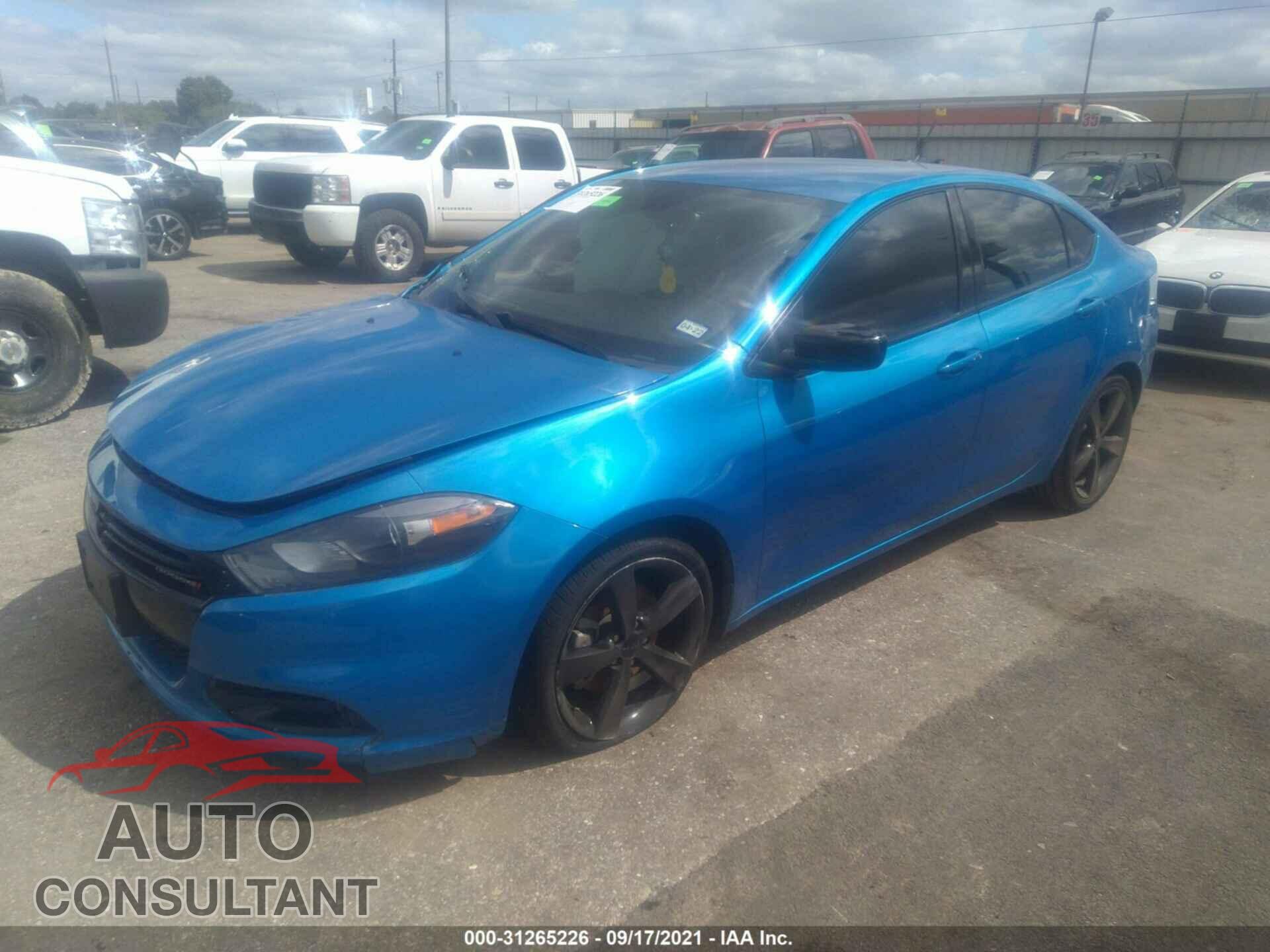 DODGE DART 2016 - 1C3CDFBB7GD504457