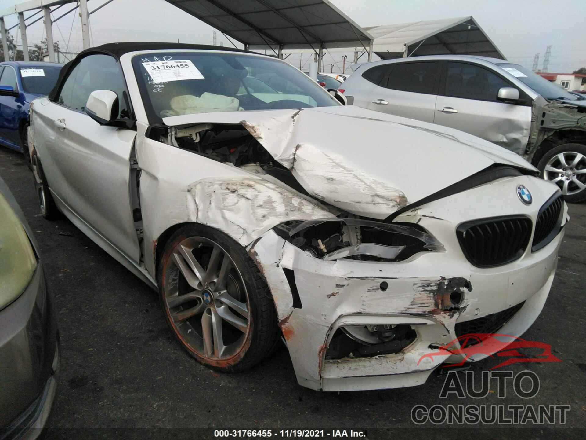 BMW 2 SERIES 2016 - WBA1K9C55GV322671