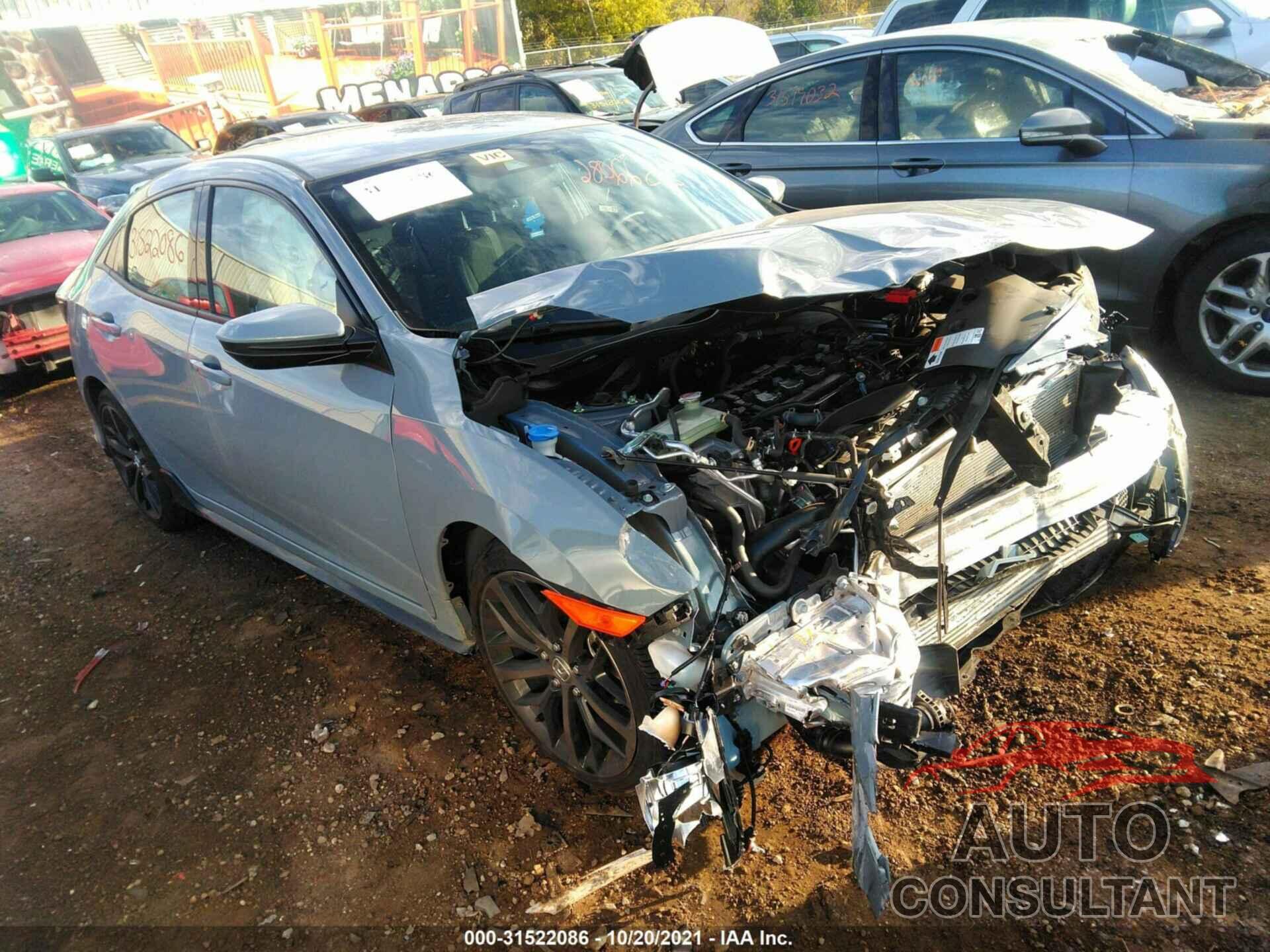 HONDA CIVIC HATCHBACK 2021 - SHHFK7H4XMU209630