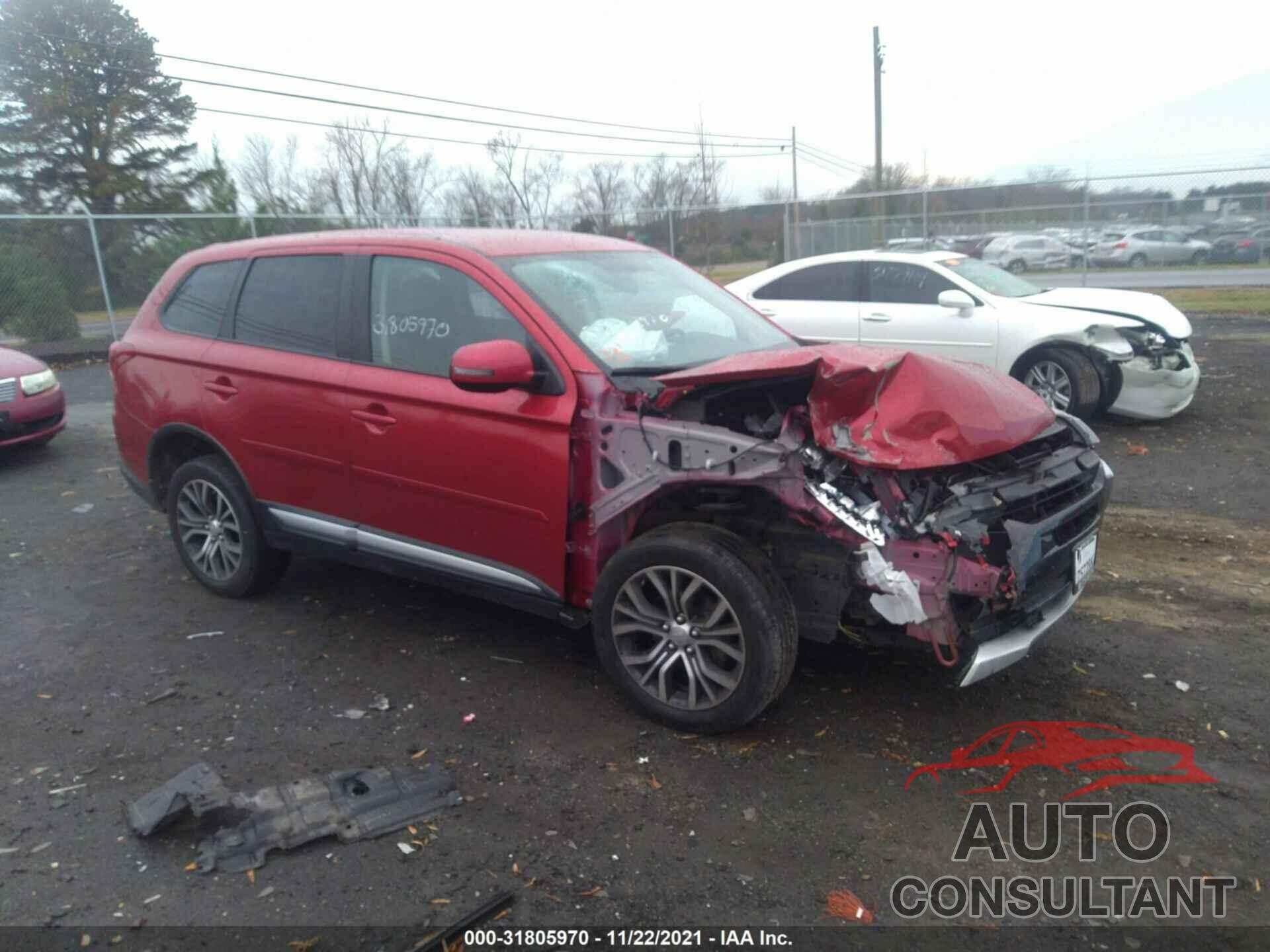 MITSUBISHI OUTLANDER 2016 - JA4AZ3A38GZ012367