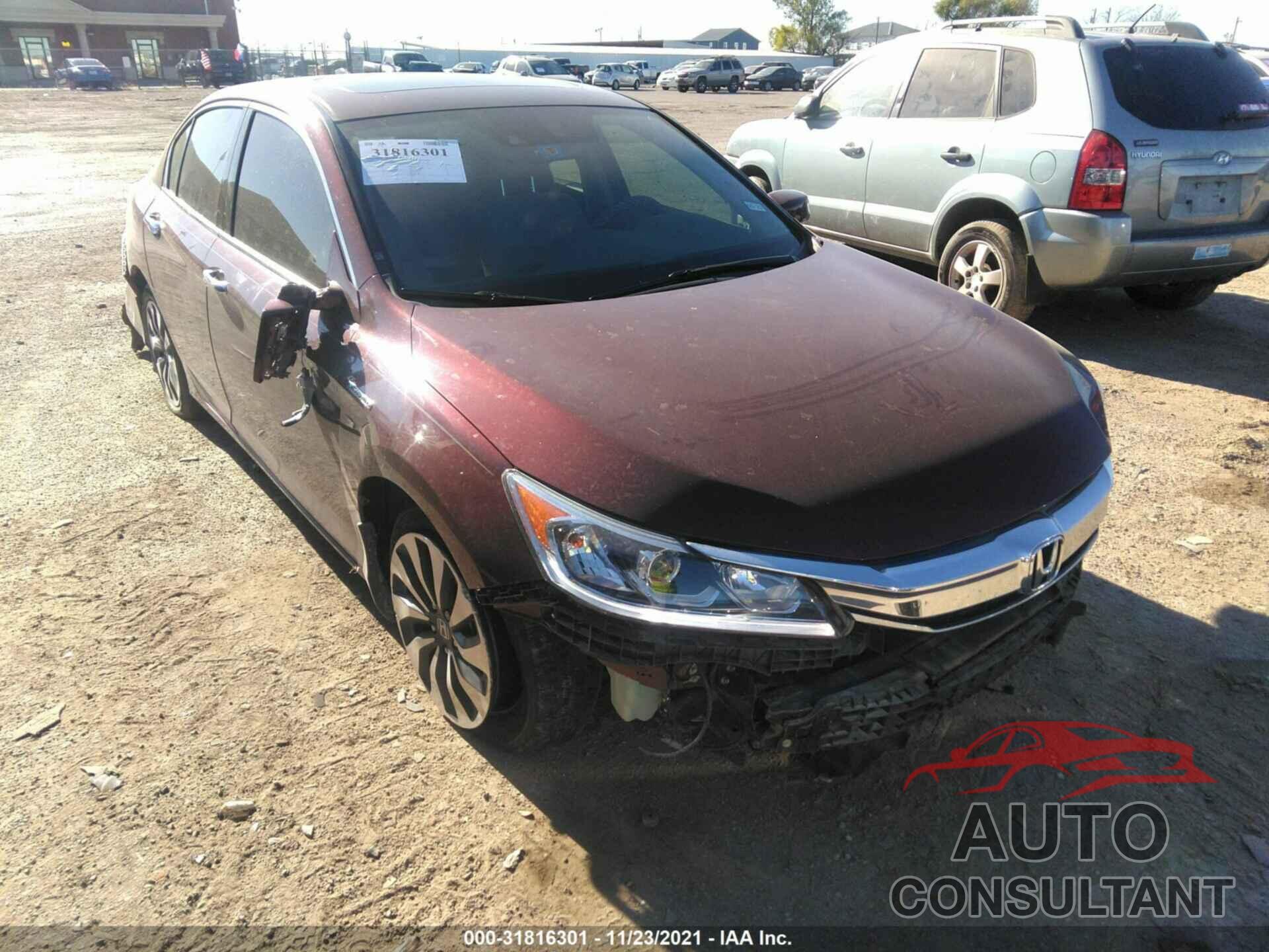 HONDA ACCORD HYBRID 2017 - JHMCR6F57HC021574