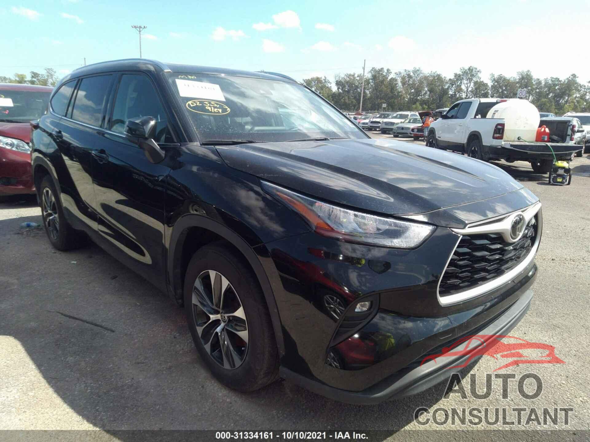TOYOTA HIGHLANDER 2020 - 5TDGZRAH9LS503105