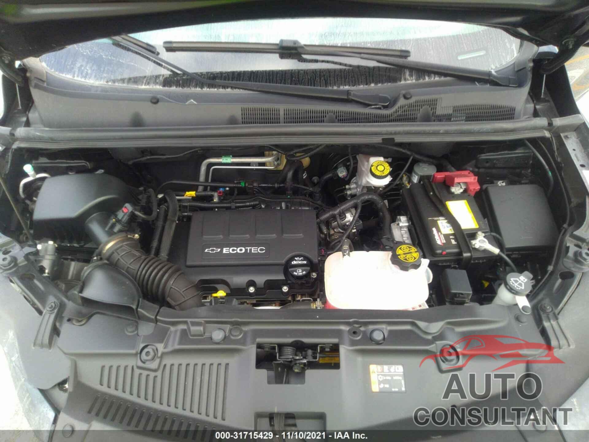 CHEVROLET TRAX 2020 - KL7CJKSB1LB087627