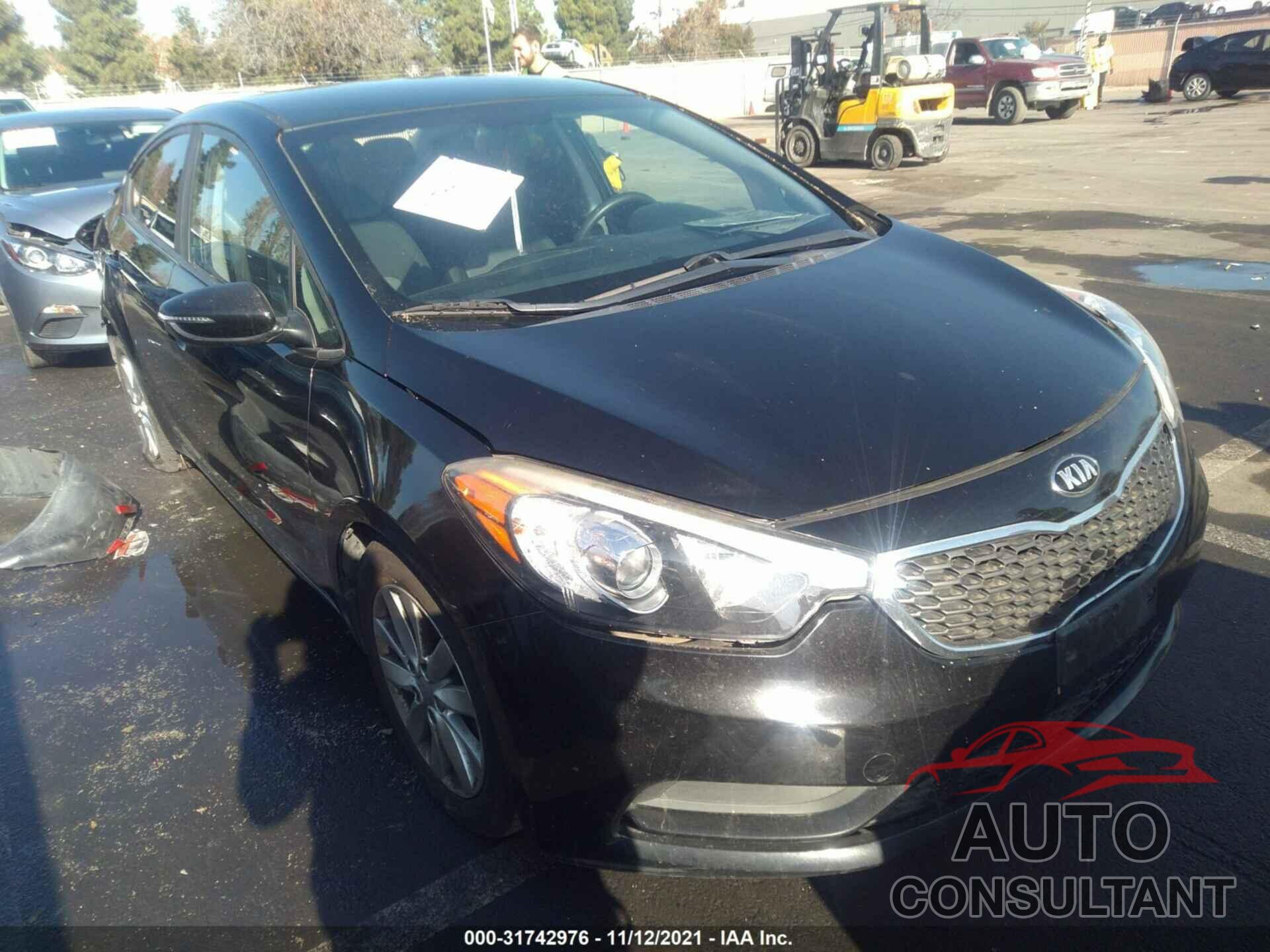 KIA FORTE 2016 - KNAFX4A61G5507922