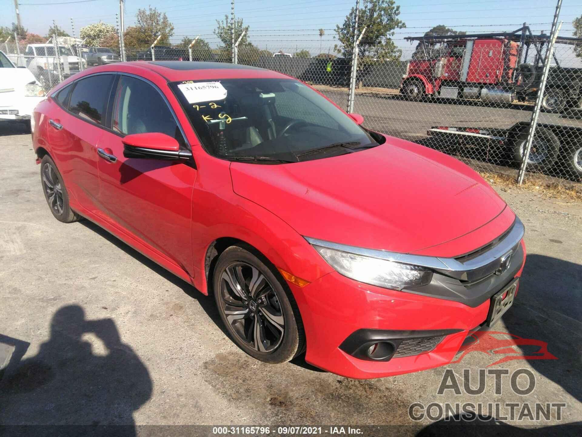 HONDA CIVIC SEDAN 2016 - 2HGFC1F98GH638842