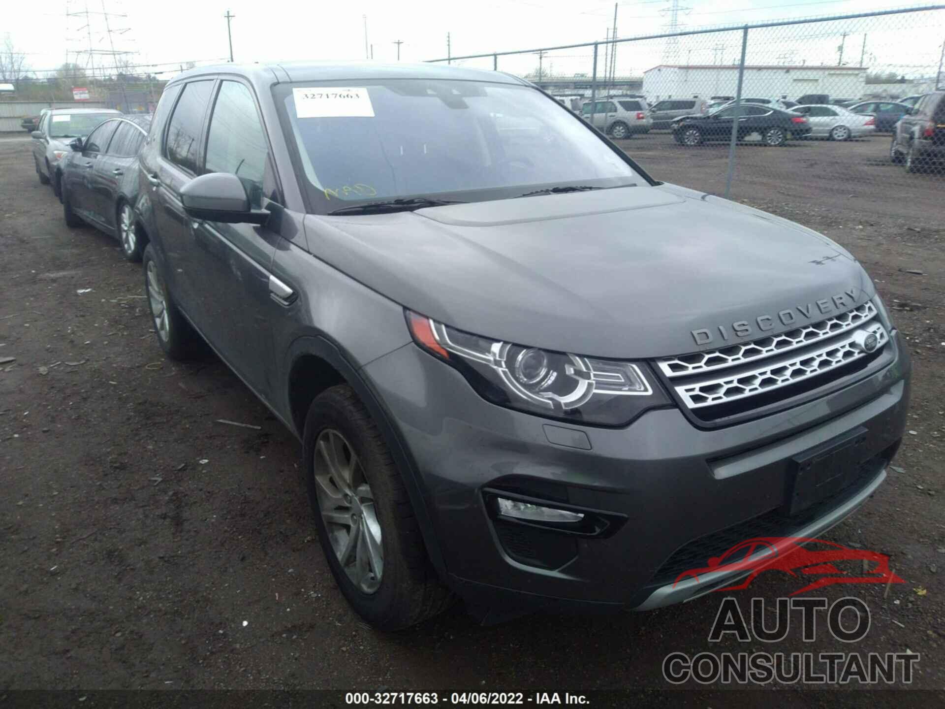 LAND ROVER DISCOVERY SPORT 2017 - SALCR2BG9HH654588