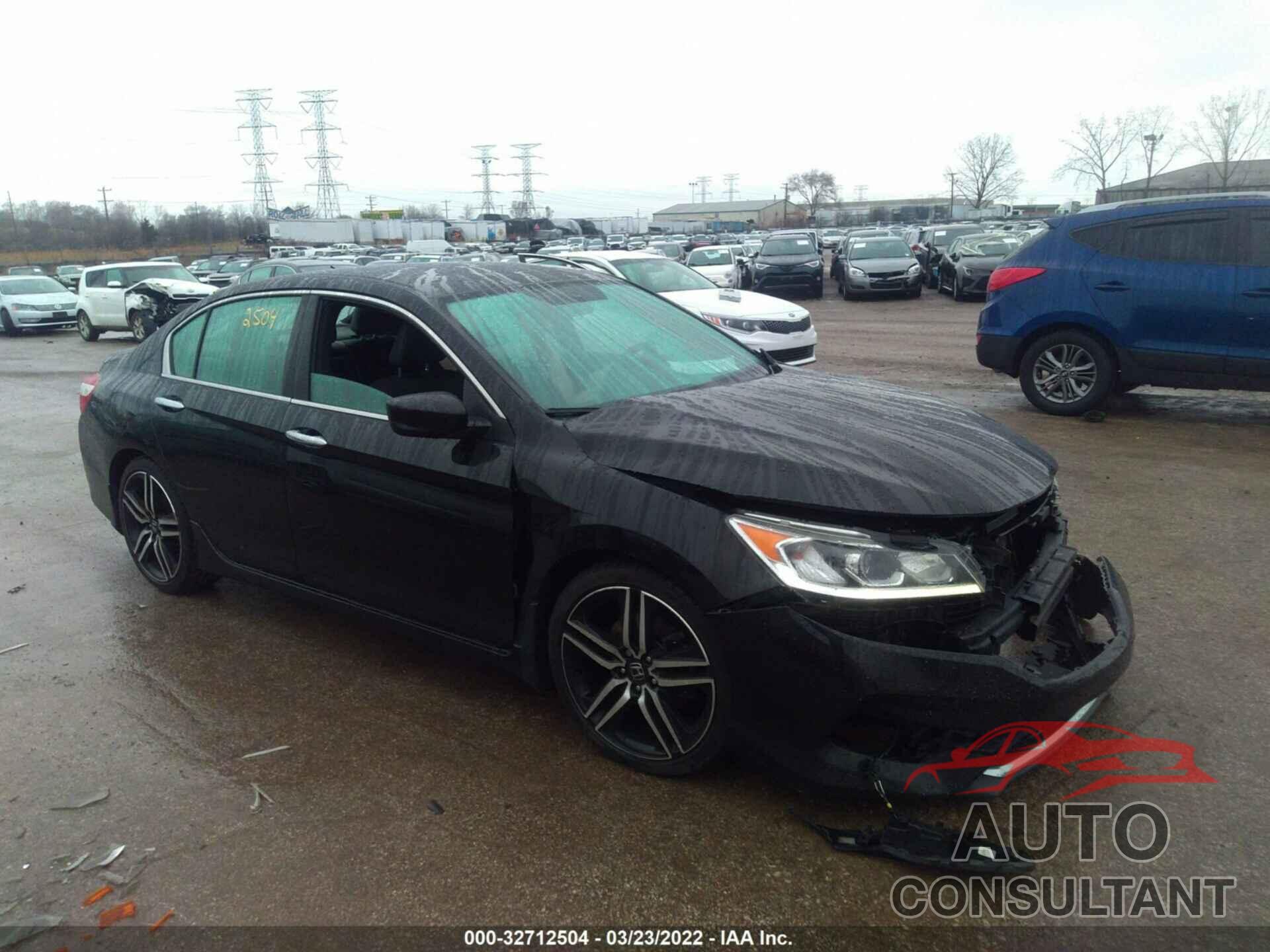 HONDA ACCORD SEDAN 2016 - 1HGCR2F50GA111686