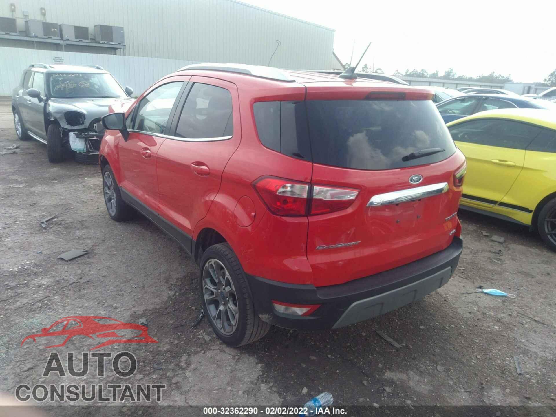 FORD ECOSPORT 2019 - MAJ6S3KL3KC256802