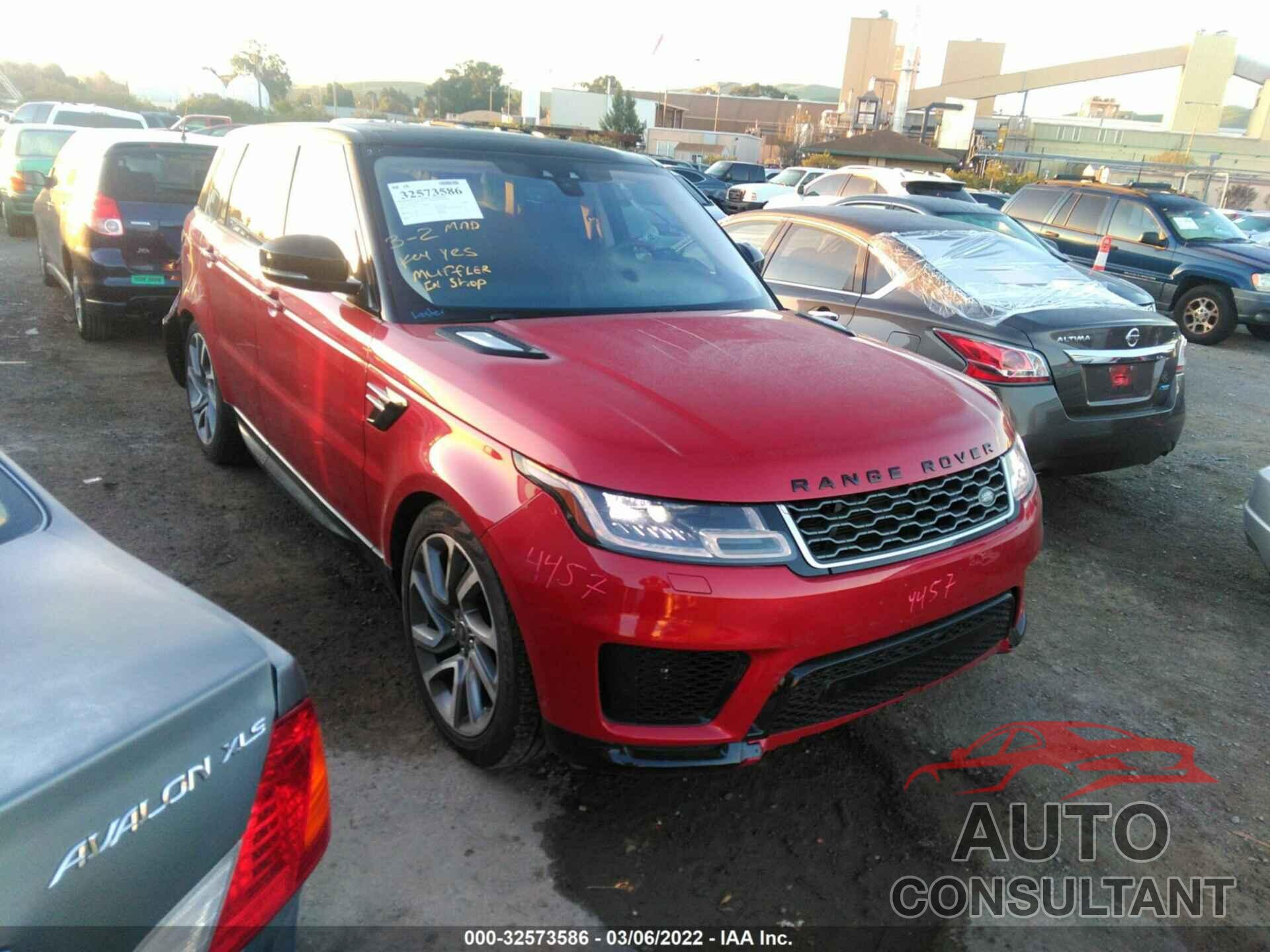 LAND ROVER RANGE ROVER SPORT 2018 - SALWR2RV3JA801617