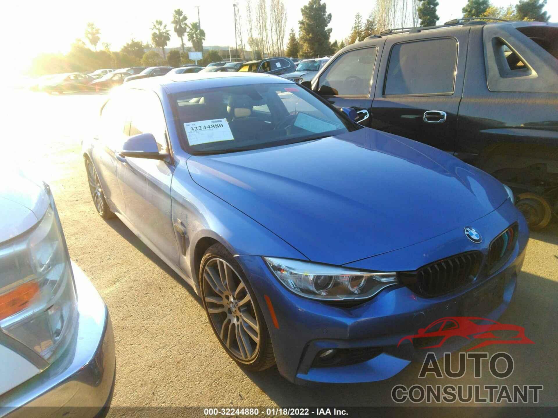 BMW 4 SERIES 2017 - WBA4F7C52HG787016