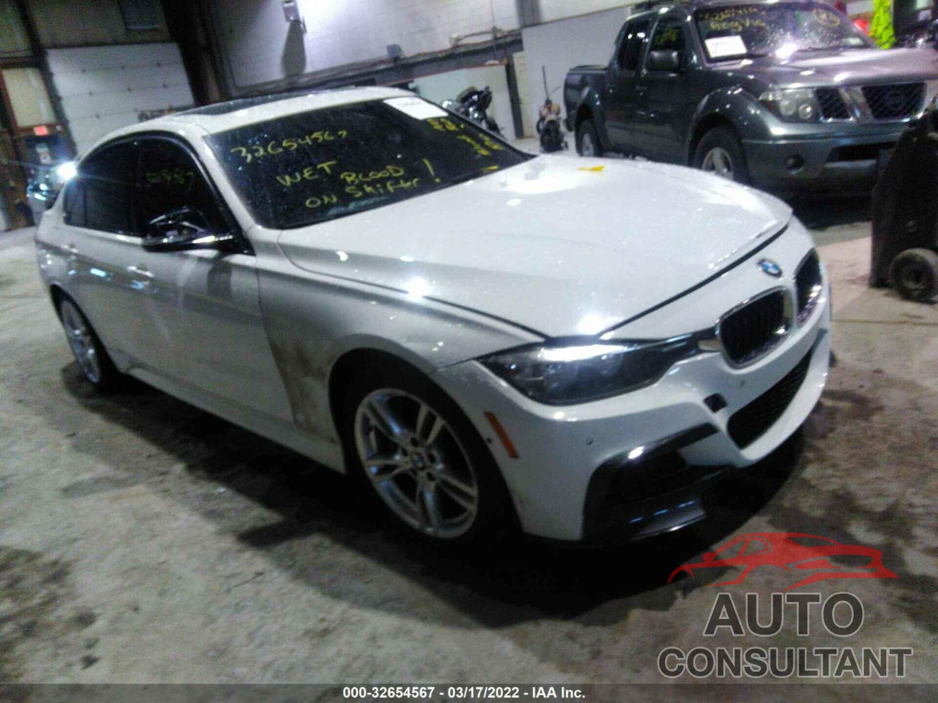 BMW 3 SERIES 2016 - WBA8B7C5XGK368632