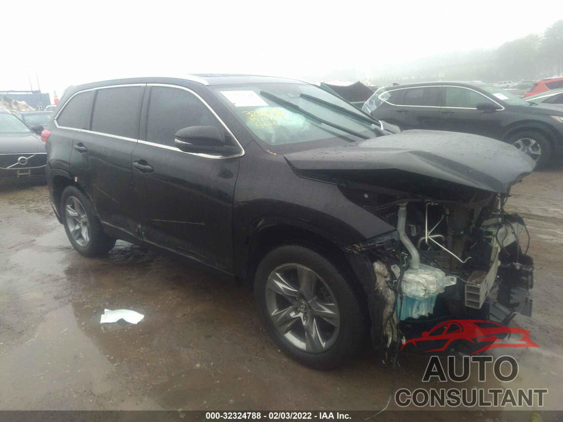 TOYOTA HIGHLANDER 2019 - 5TDDZRFH4KS719762