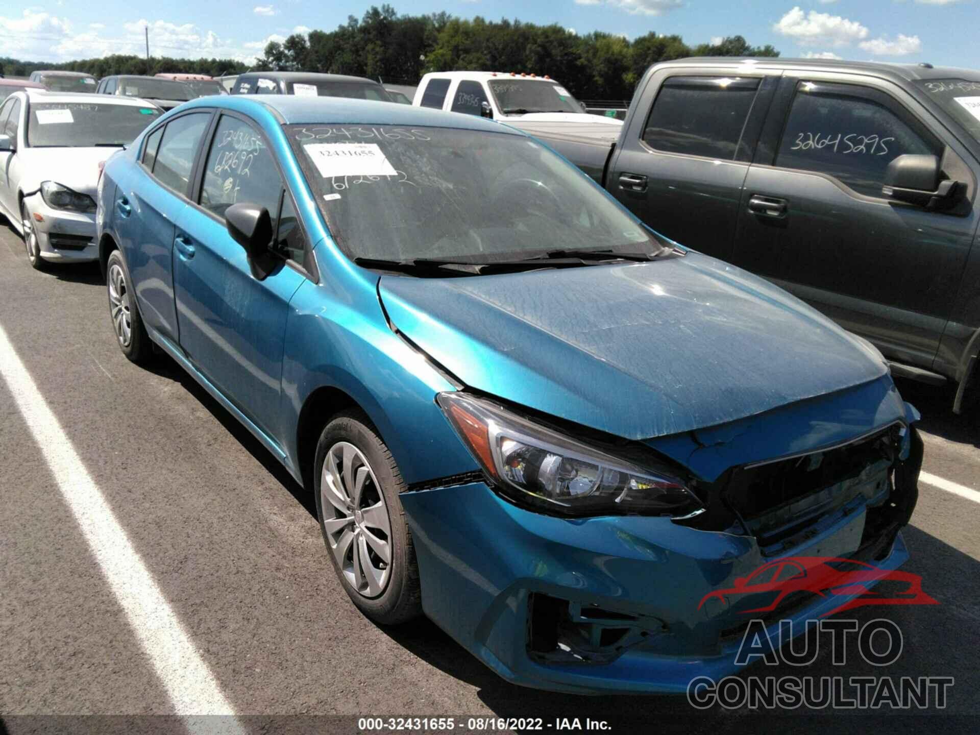 SUBARU IMPREZA 2018 - 4S3GKAA65J1612692