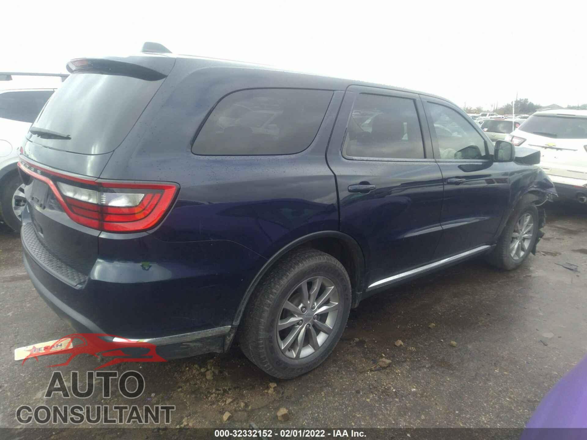 DODGE DURANGO 2017 - 1C4RDHAG2HC652294