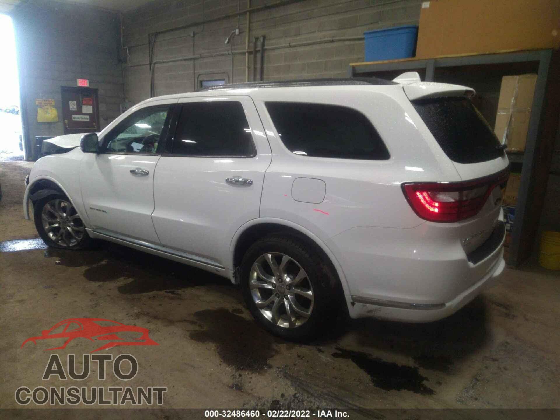 DODGE DURANGO 2016 - 1C4RDJEGXGC437634