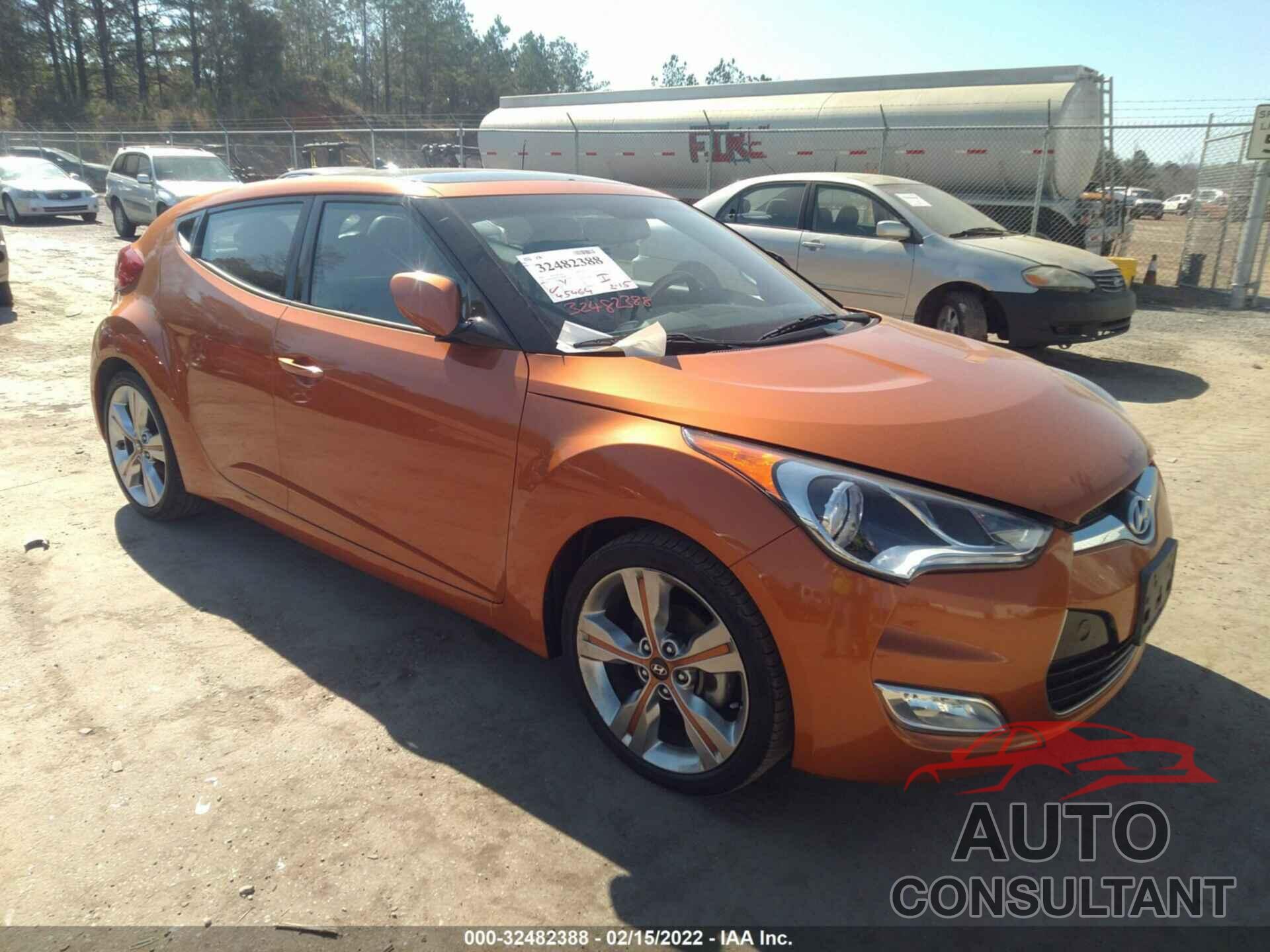 HYUNDAI VELOSTER 2016 - KMHTC6AD1GU304400