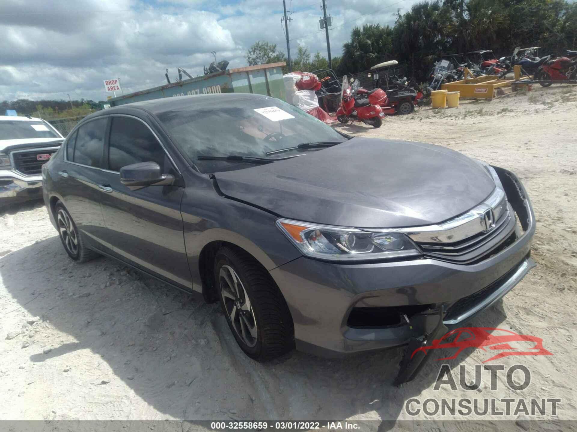 HONDA ACCORD SEDAN 2016 - 1HGCR2F83GA052109