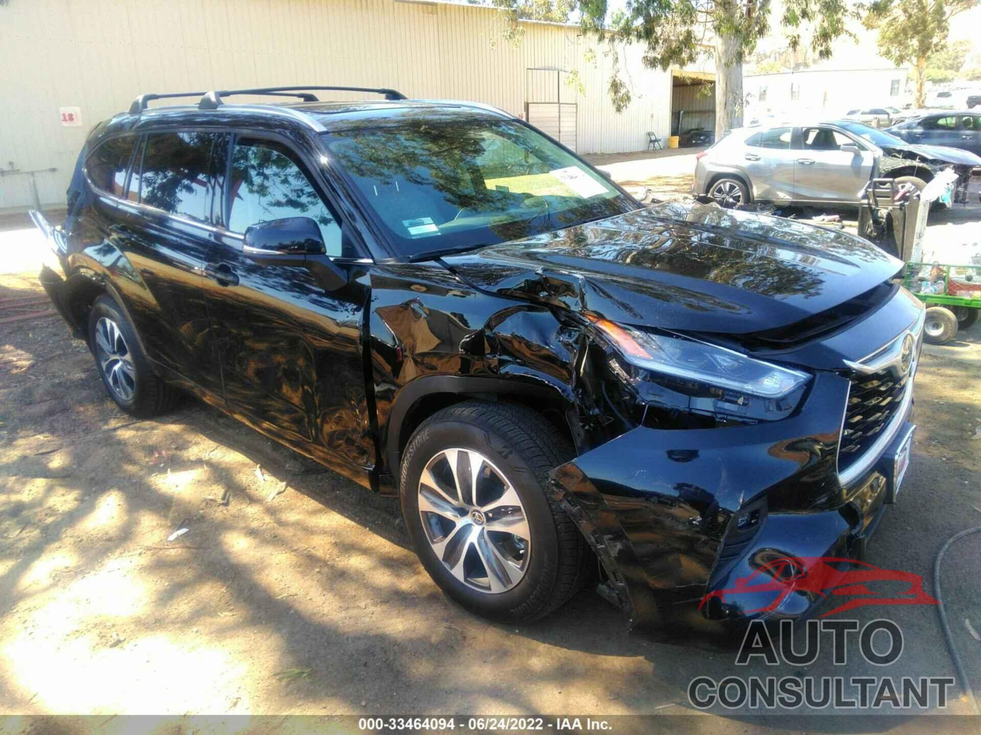 TOYOTA HIGHLANDER 2021 - 5TDHZRBH0MS157207