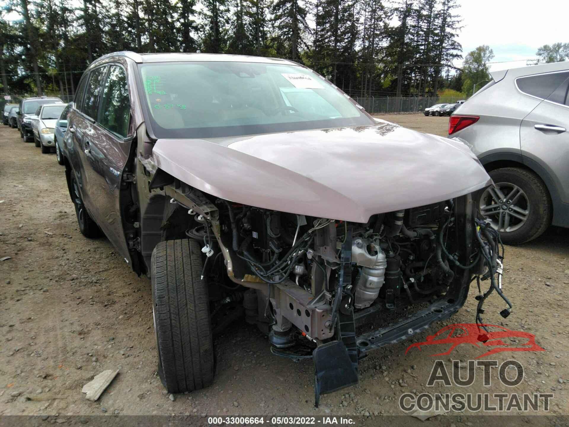 TOYOTA HIGHLANDER 2018 - 5TDJGRFH2JS043187