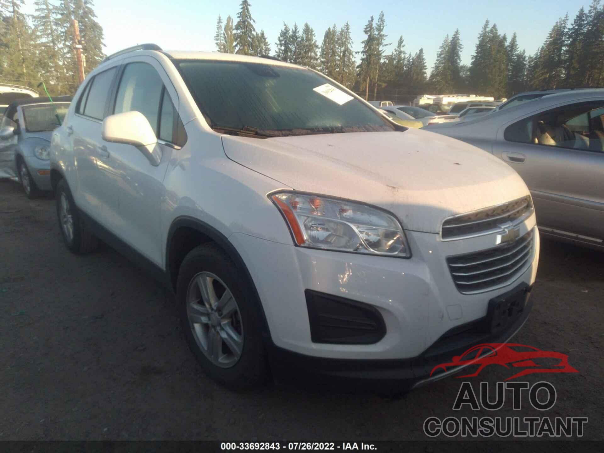 CHEVROLET TRAX 2016 - 3GNCJLSB7GL146197