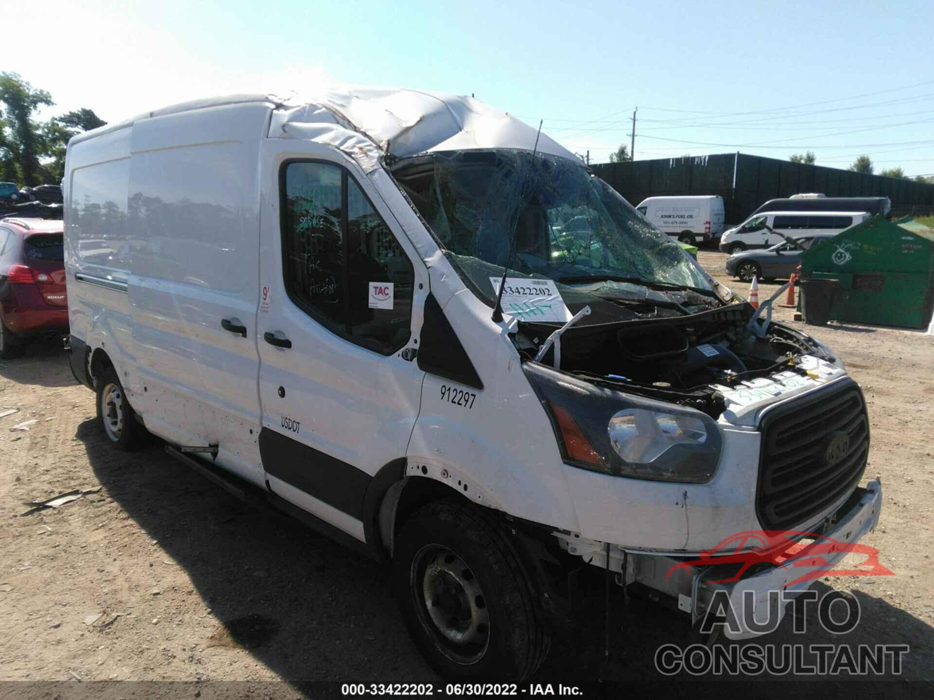 FORD TRANSIT VAN 2019 - 1FTYE2CMXKKB21995