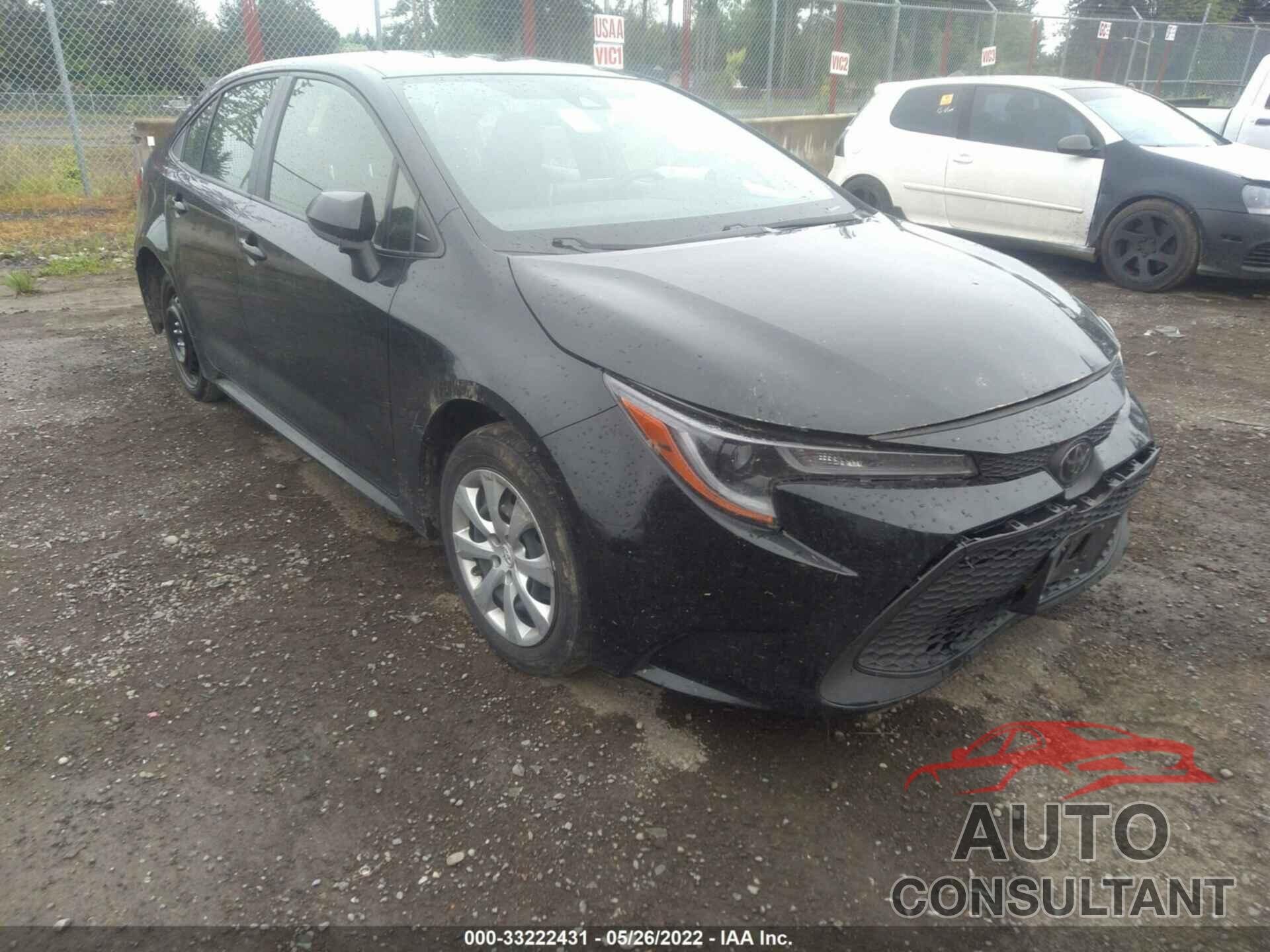 TOYOTA COROLLA 2020 - JTDEPRAE1LJ042109