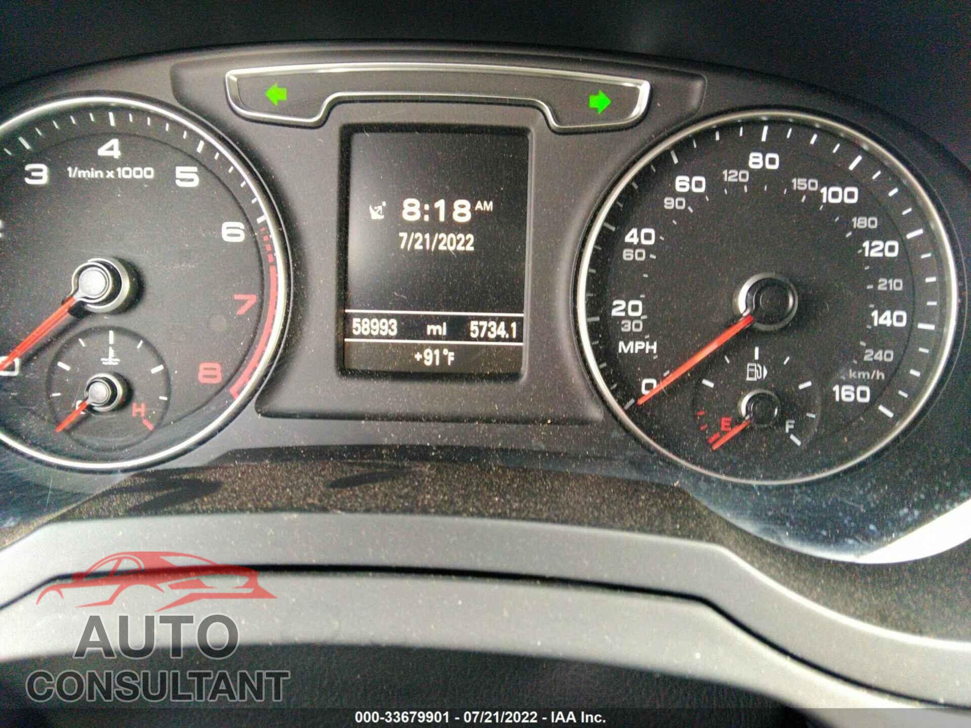 AUDI Q3 2016 - WA1BFCFS3GR005341