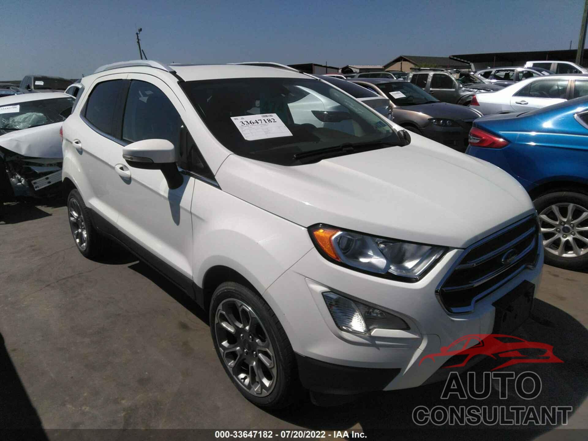 FORD ECOSPORT 2019 - MAJ3S2KE7KC295861