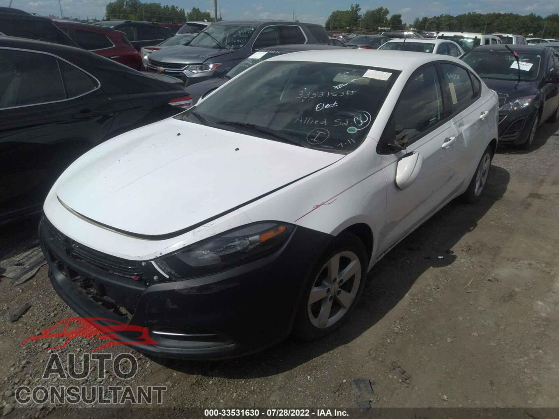 DODGE DART 2016 - 1C3CDFBB7GD766494