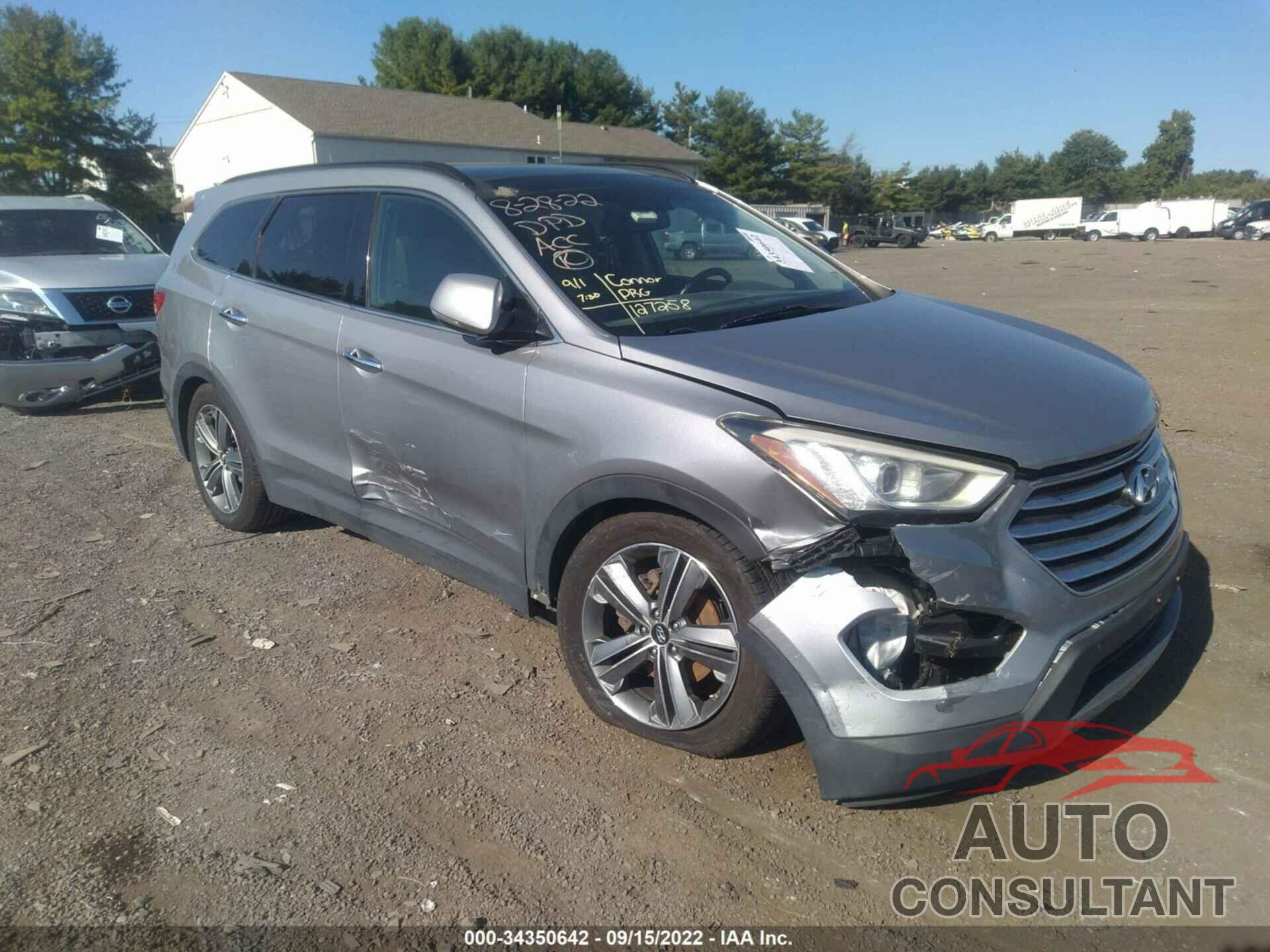 HYUNDAI SANTA FE 2016 - KM8SRDHF3GU145868