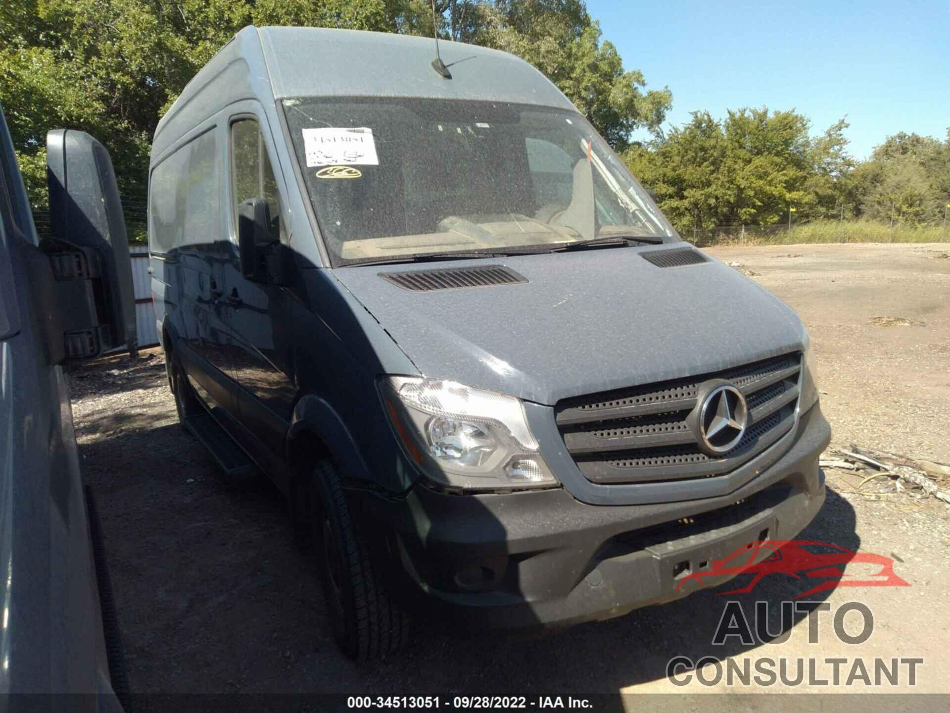 MERCEDES-BENZ SPRINTER CARGO VAN 2018 - WD3PE7CD1JP628482