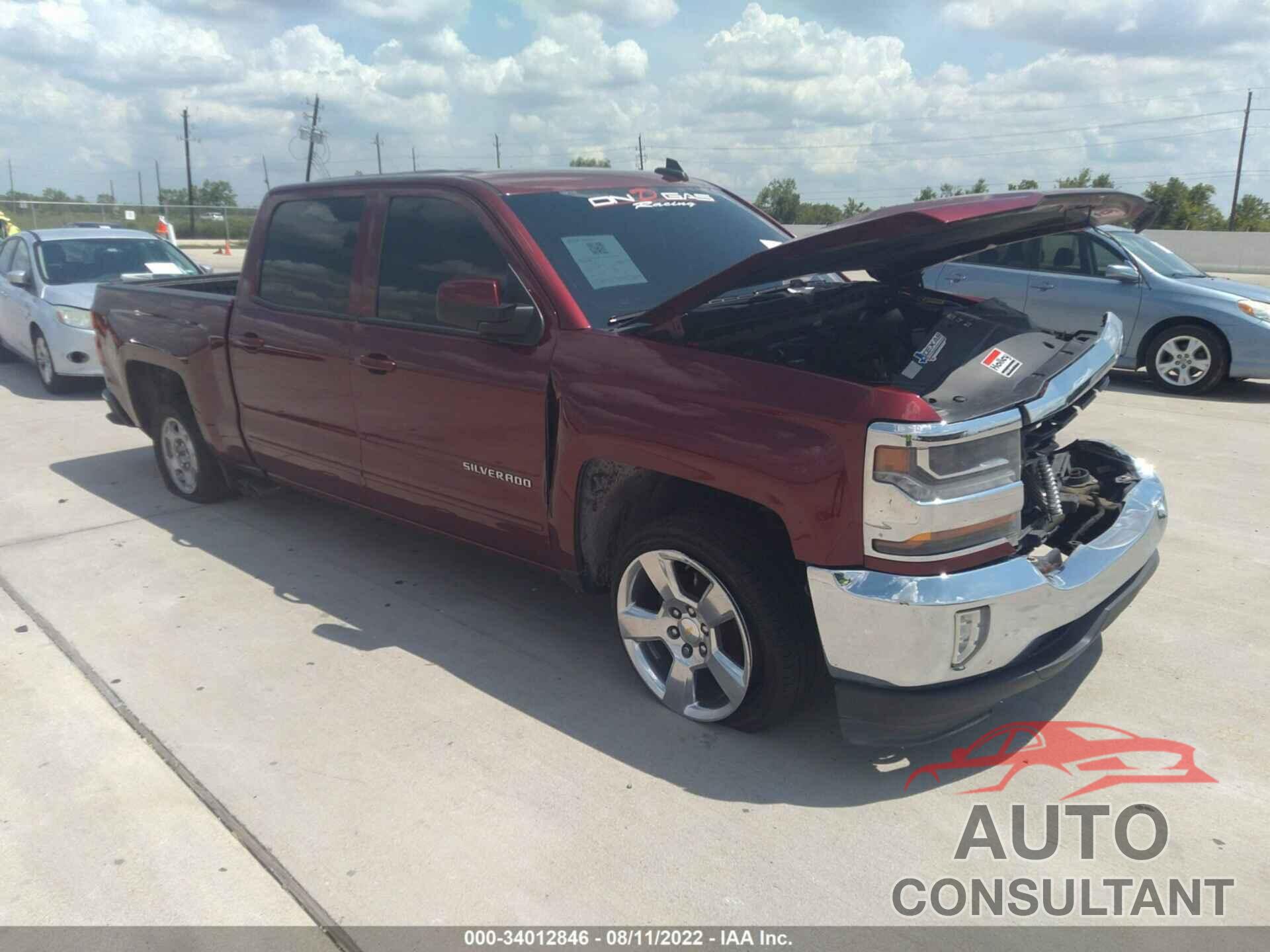 CHEVROLET SILVERADO 1500 2016 - 3GCPCREC0GG149706
