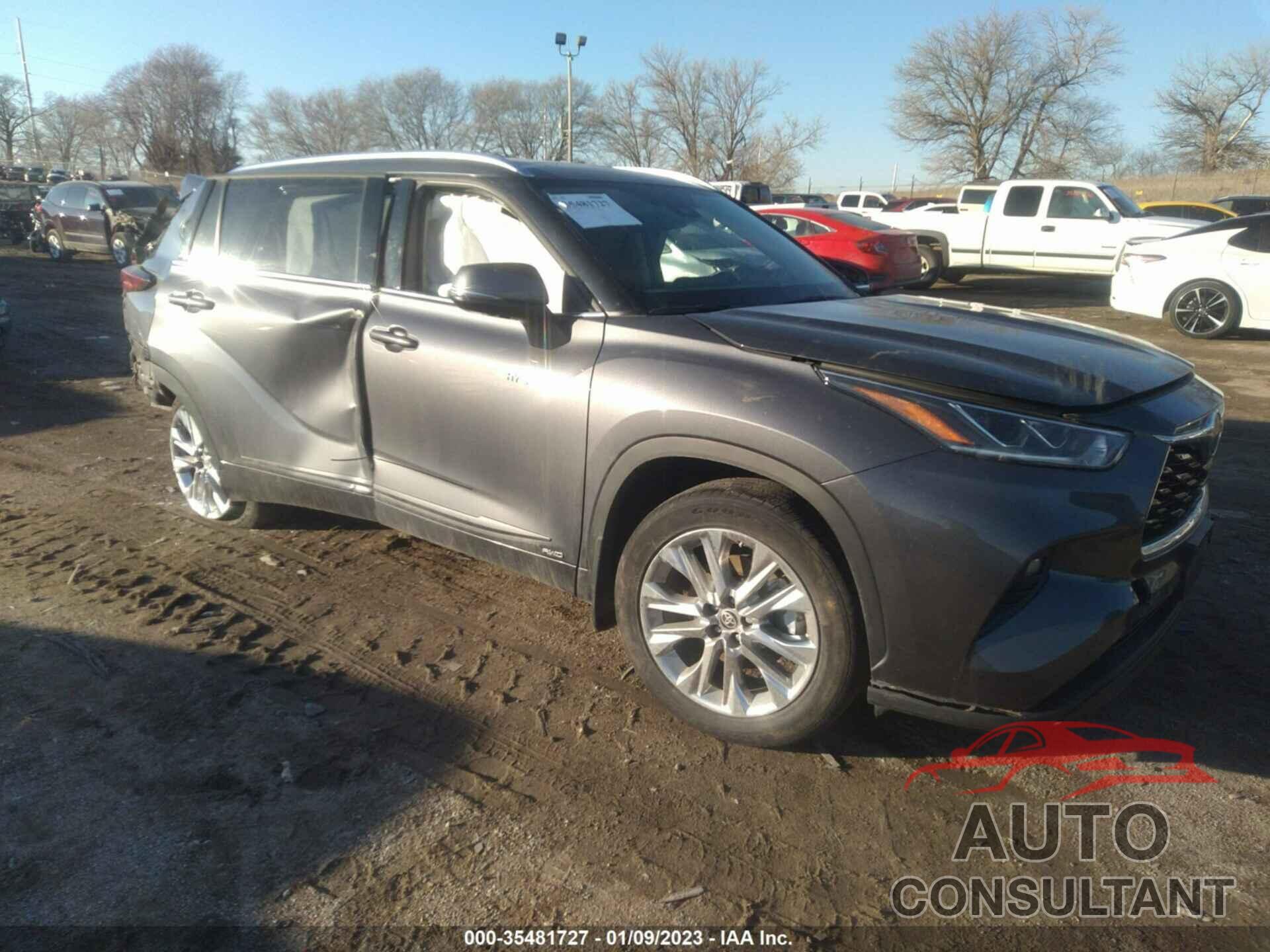TOYOTA HIGHLANDER 2021 - 5TDXBRCH4MS524432