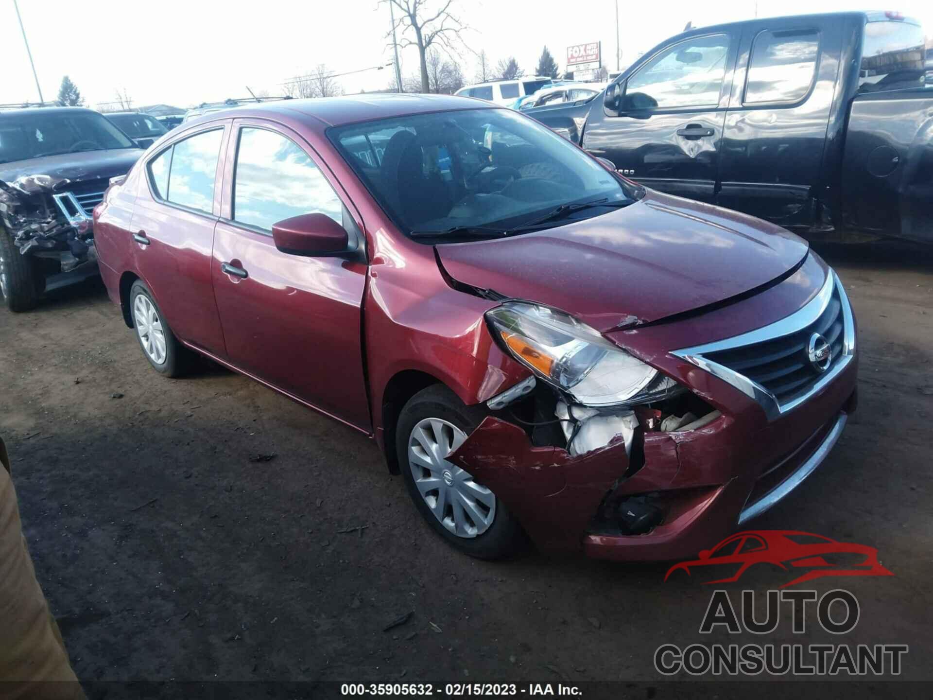 NISSAN VERSA 2016 - 3N1CN7AP0GL861682