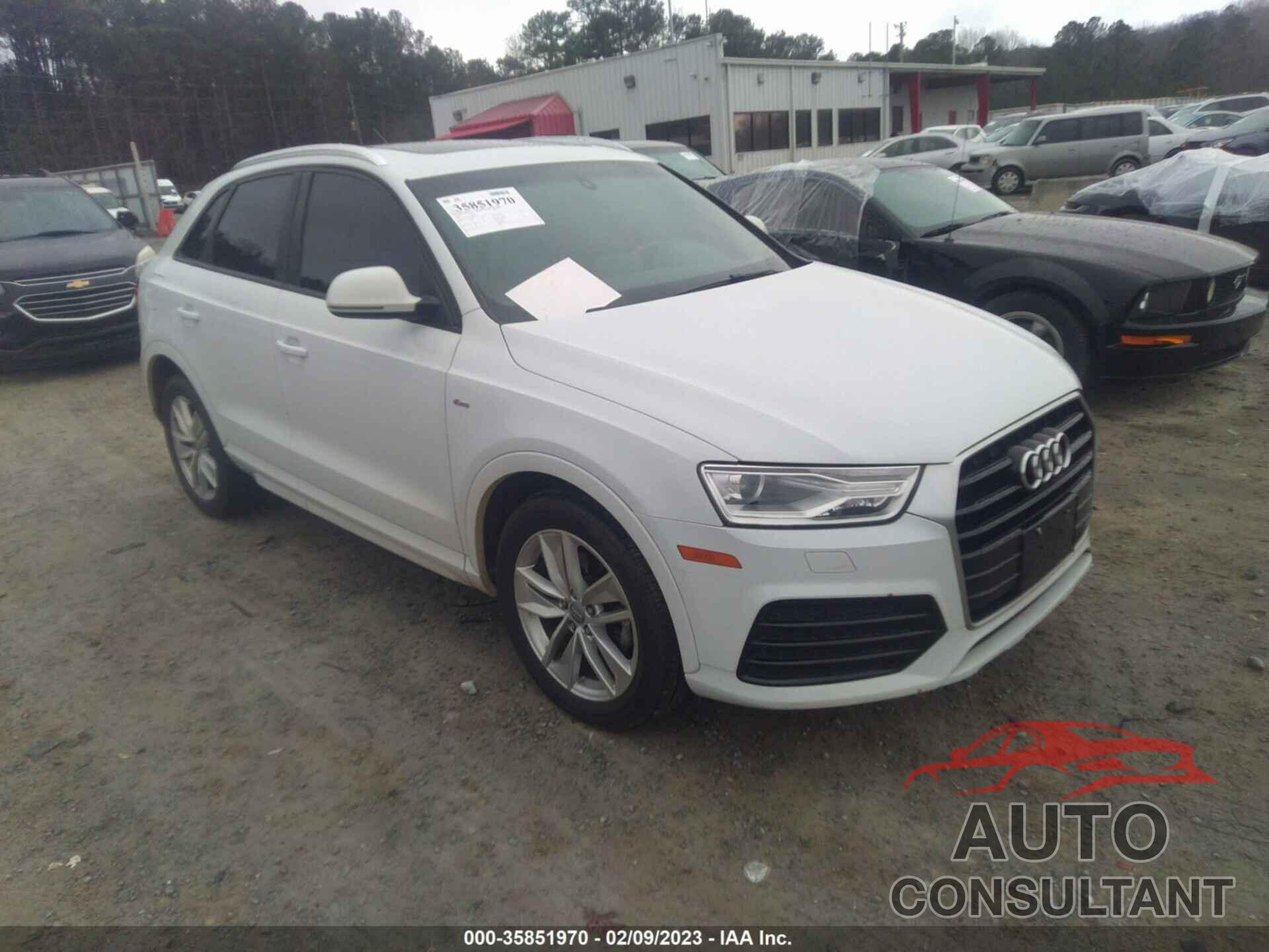 AUDI Q3 2018 - WA1BCCFS0JR001621