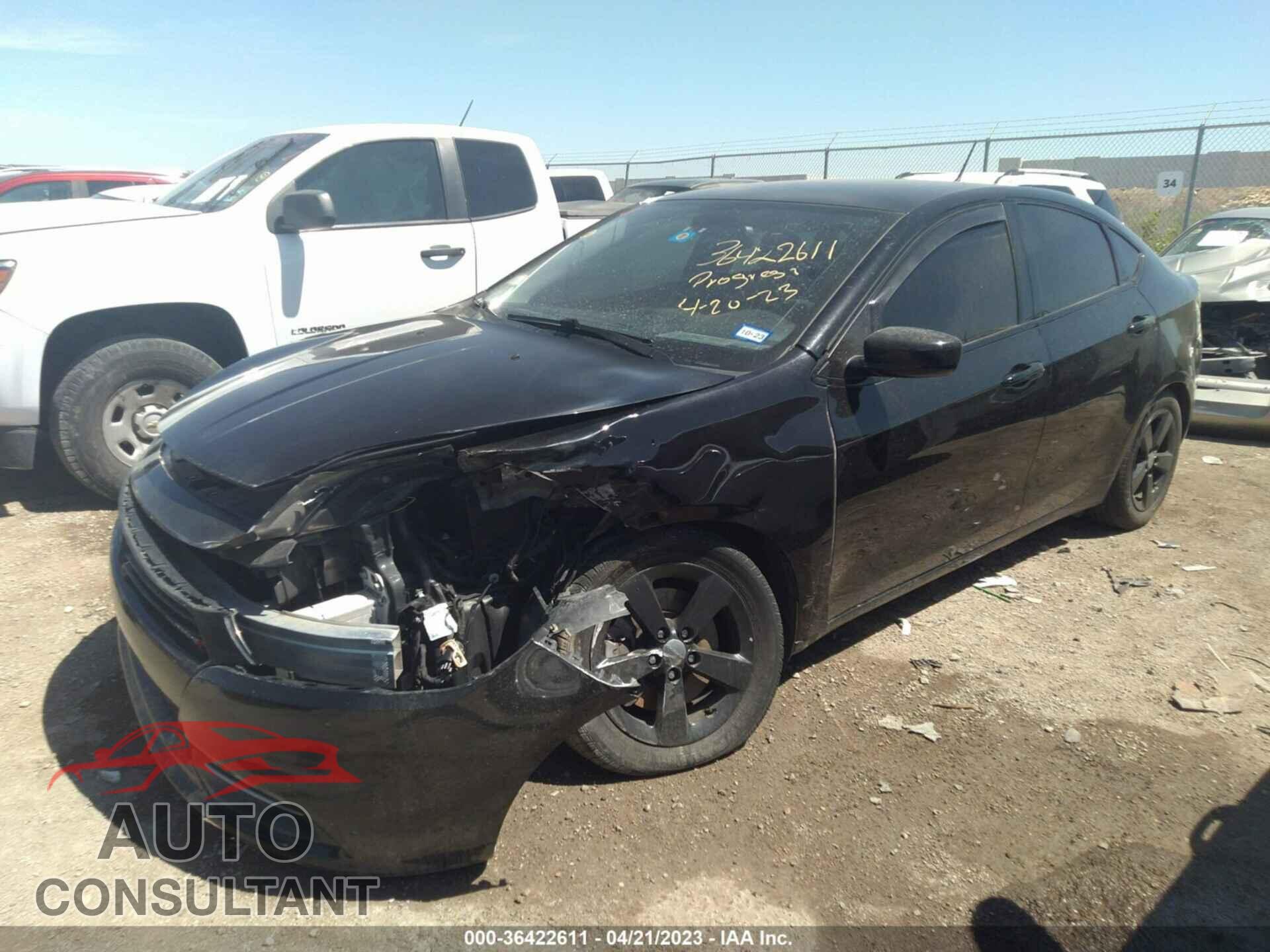 DODGE DART 2016 - 1C3CDFBB6GD564732