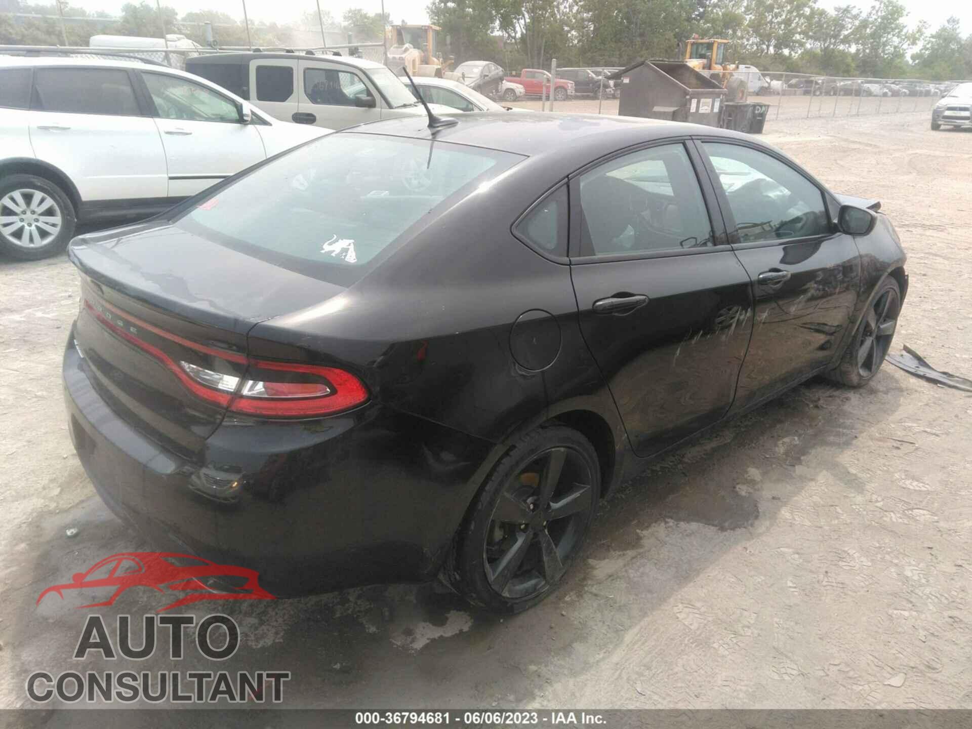 DODGE DART 2016 - 1C3CDFBB3GD516184