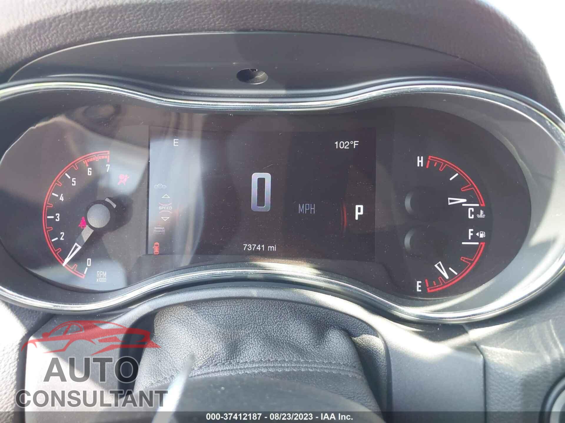 DODGE DURANGO 2017 - 1C4SDHCT9HC850527