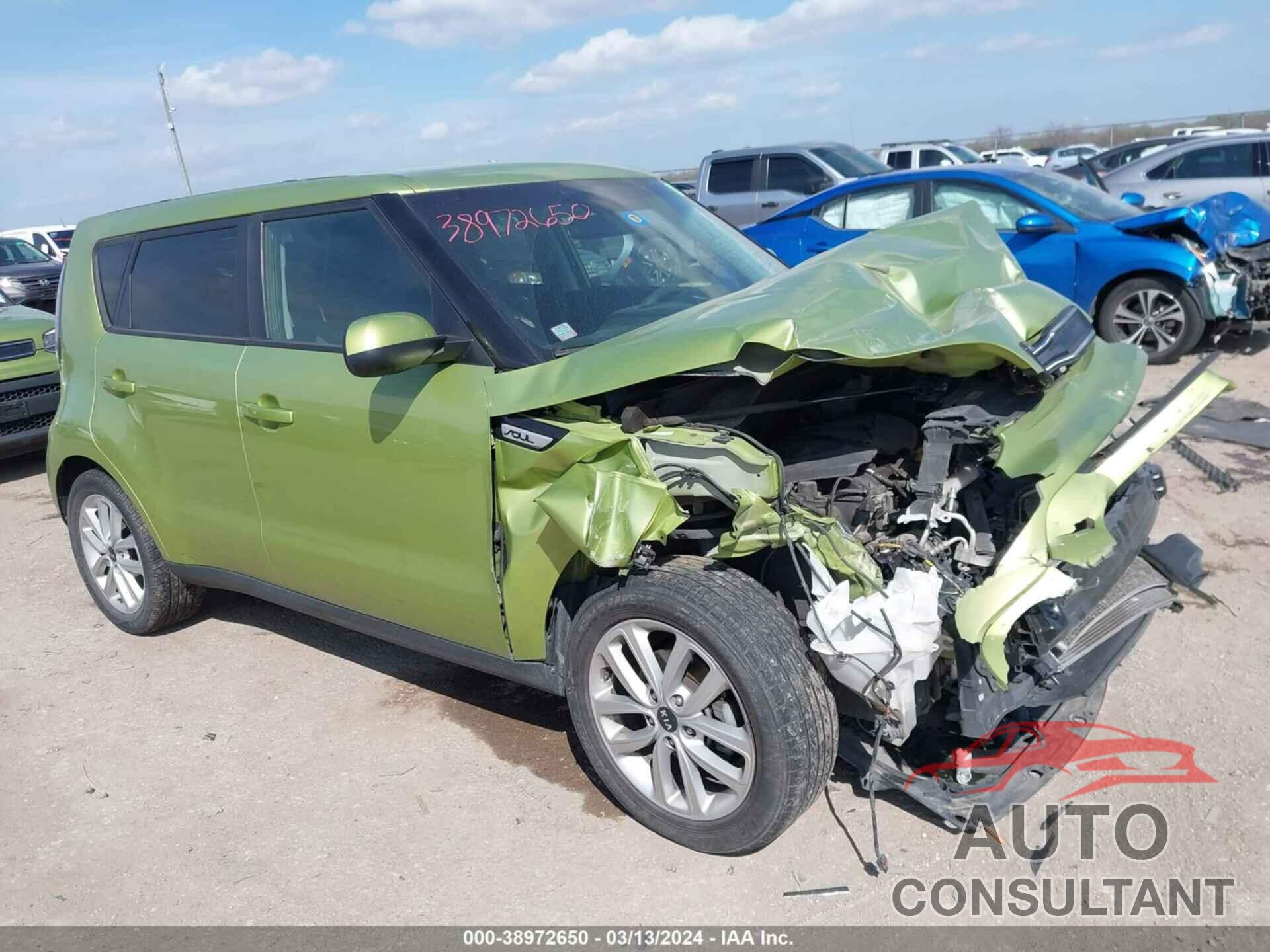 KIA SOUL 2018 - KNDJP3A56J7907954