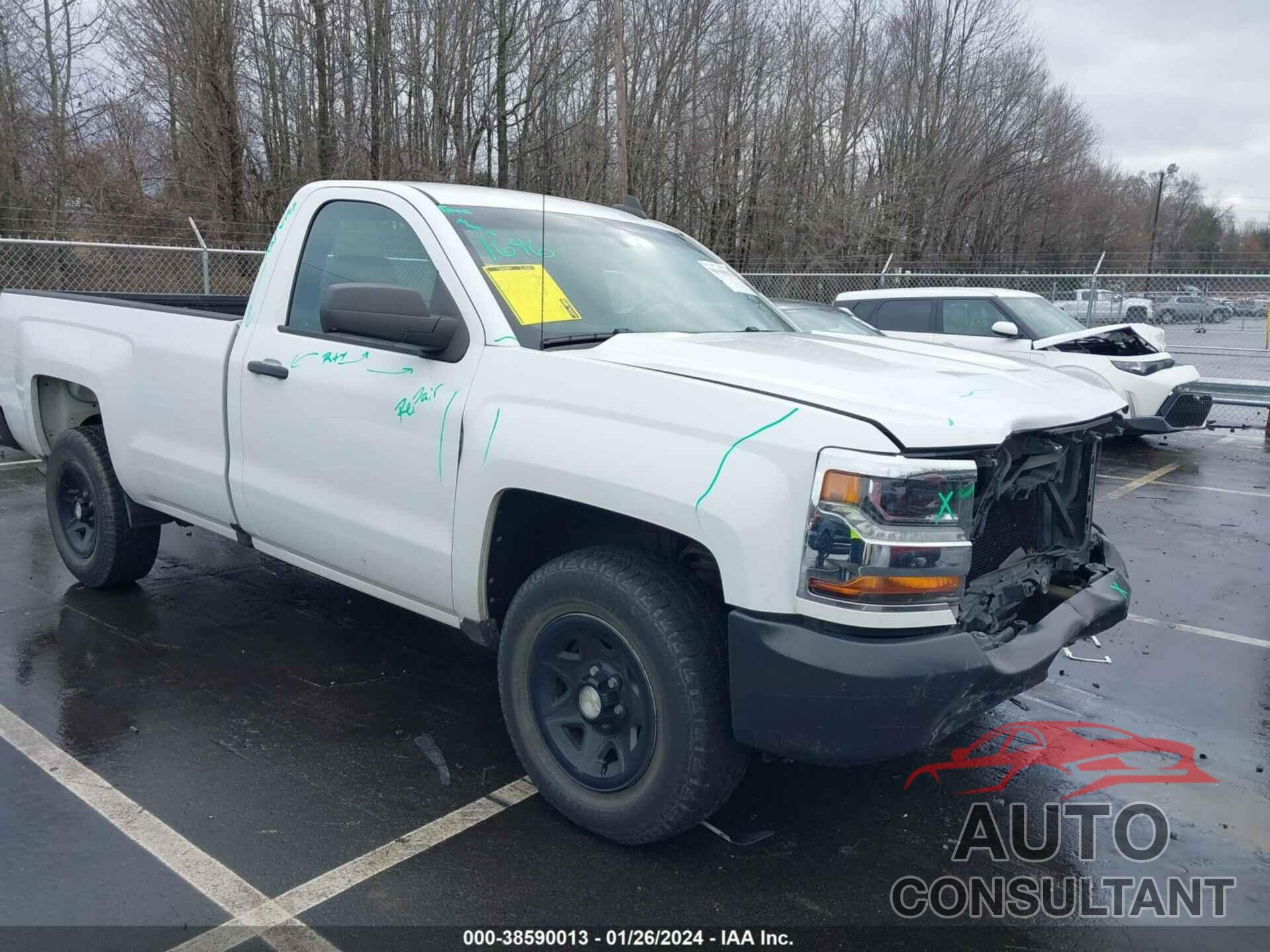 CHEVROLET SILVERADO 2016 - 1GCNCNEC7GZ286352