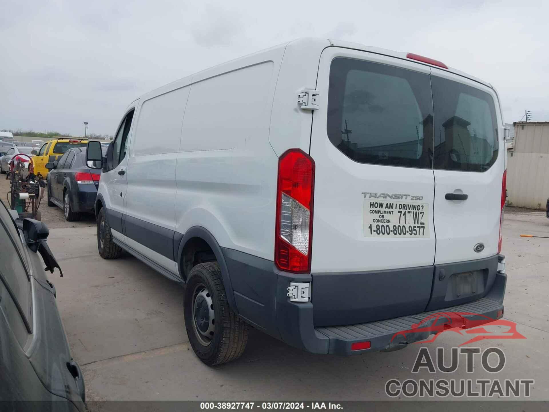 FORD TRANSIT 2017 - 1FTYR1ZM3HKB43349